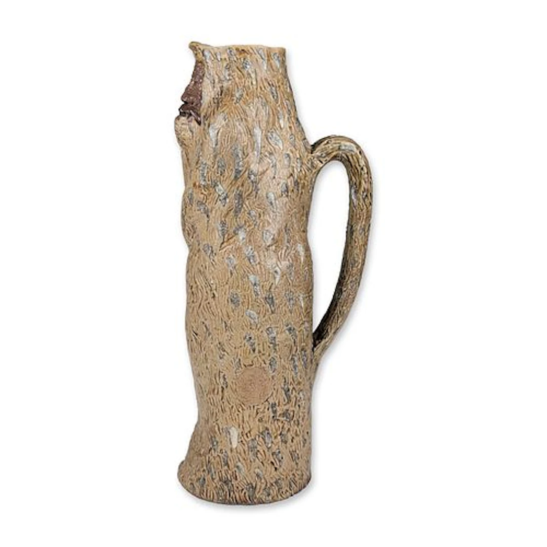 Martin Brothers Stoneware Pitcher, Eskimo