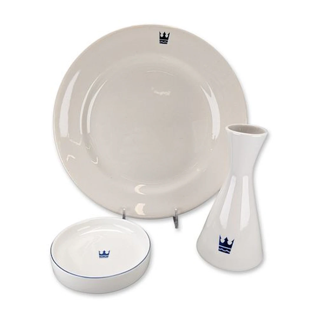 3pc SAS Scandinavian Airlines Ceramic Tableware Items