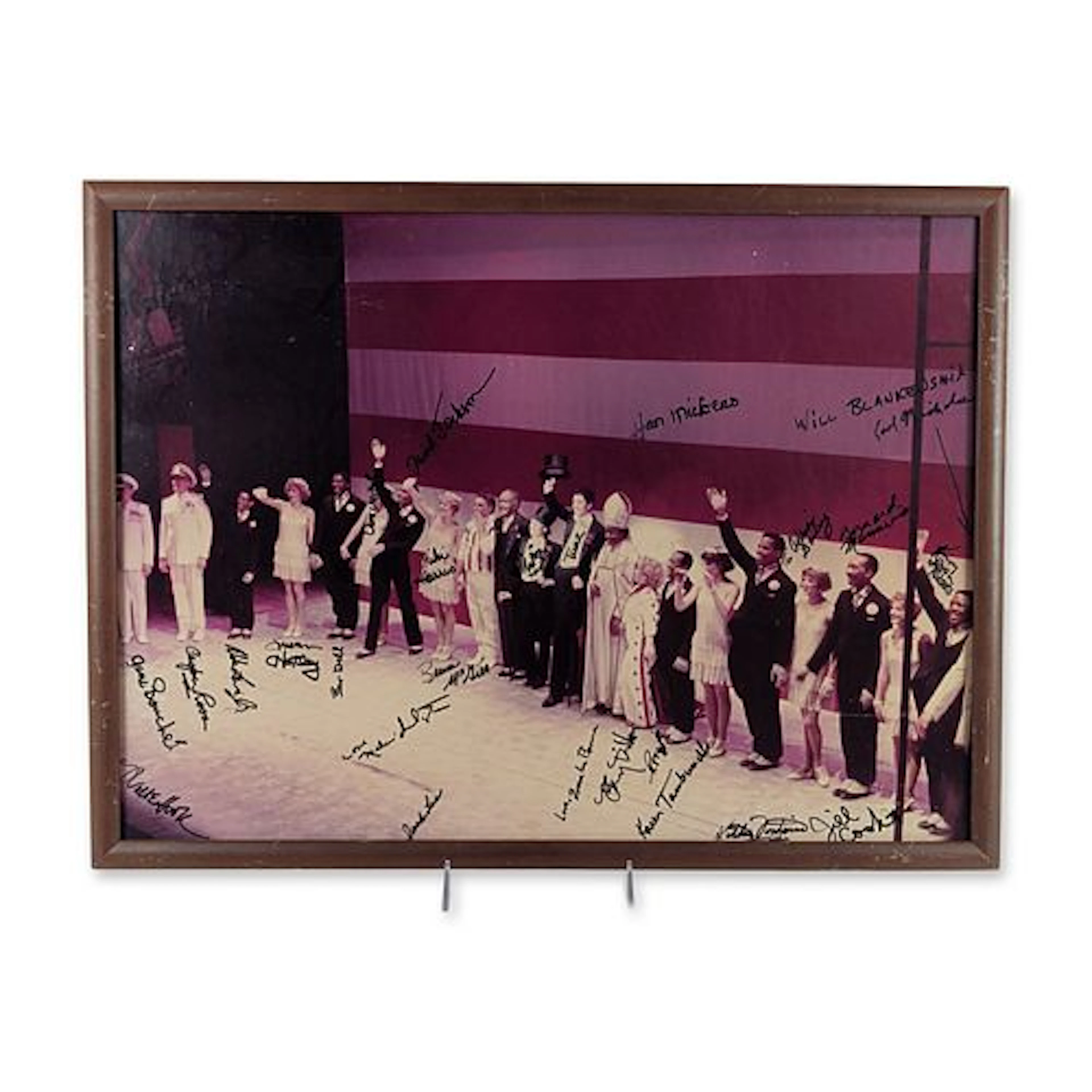 My One and Only Broadway Cast Signed Poster
