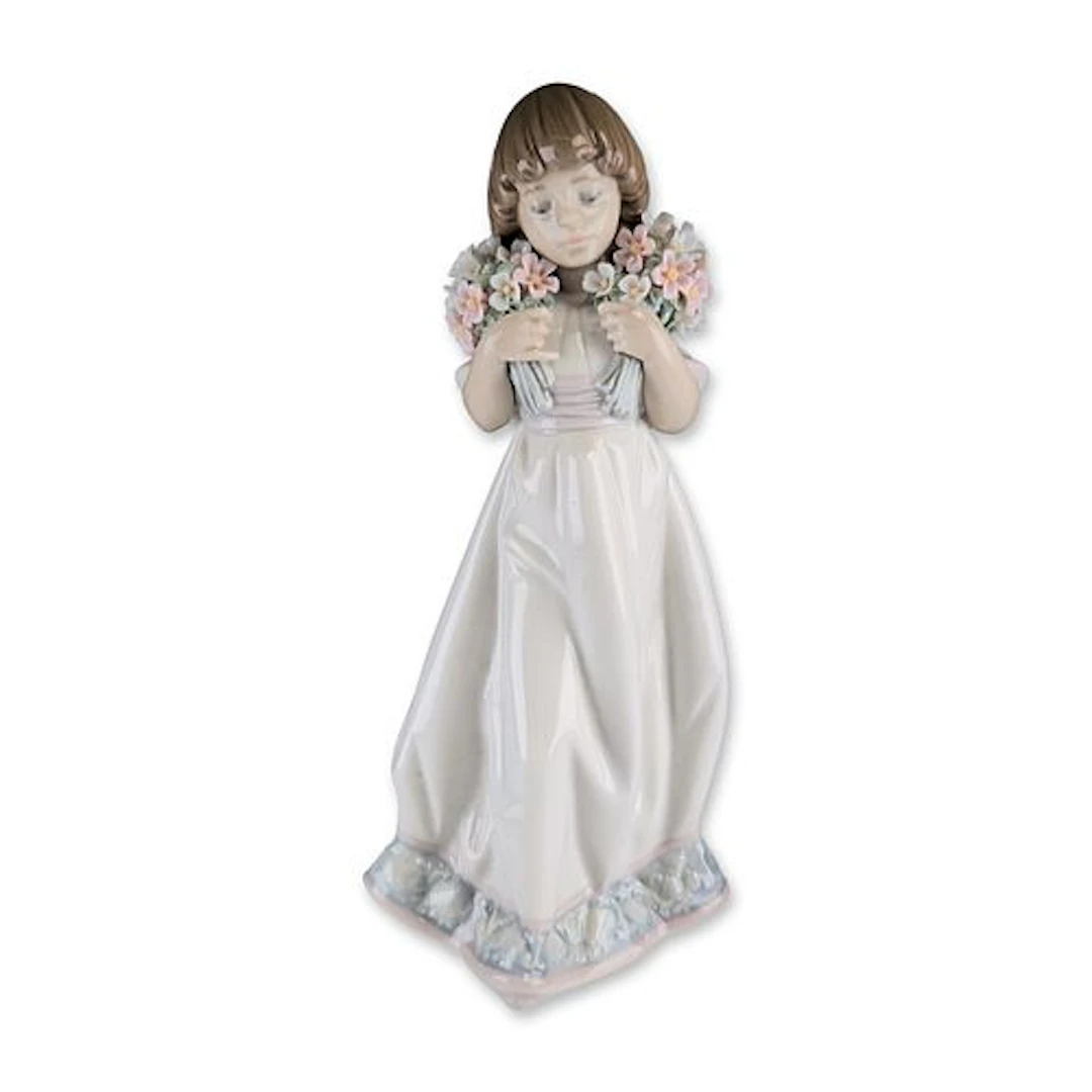 Lladro Collectors Society Porcelain Figurine, Spring Bouquets 1007603