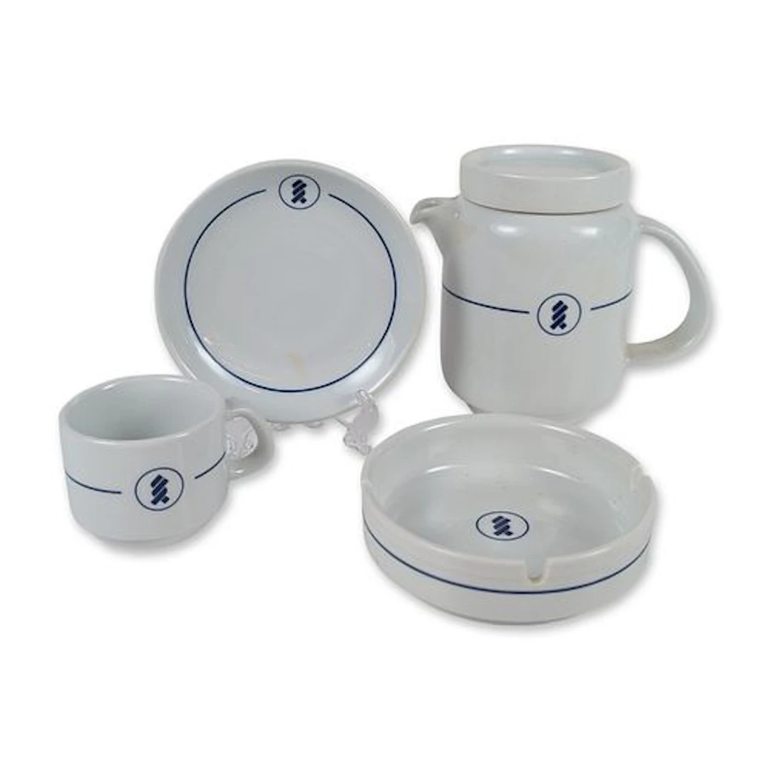 5pc Sitmar Cruise Line by Richard Ginori International Porcelain Service Set