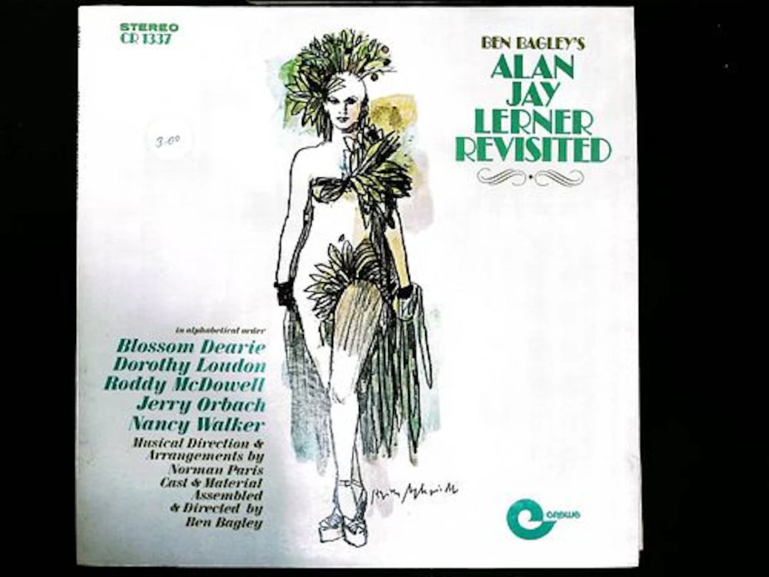 Ben Bagley's Alan Jay Lerner Revisited Vinyl LP Record Album CR 1337