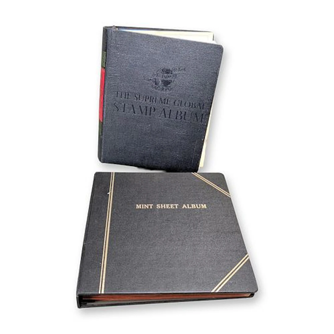 2pc Minkus Supreme Global Stamp Album and Mint Sheet Album