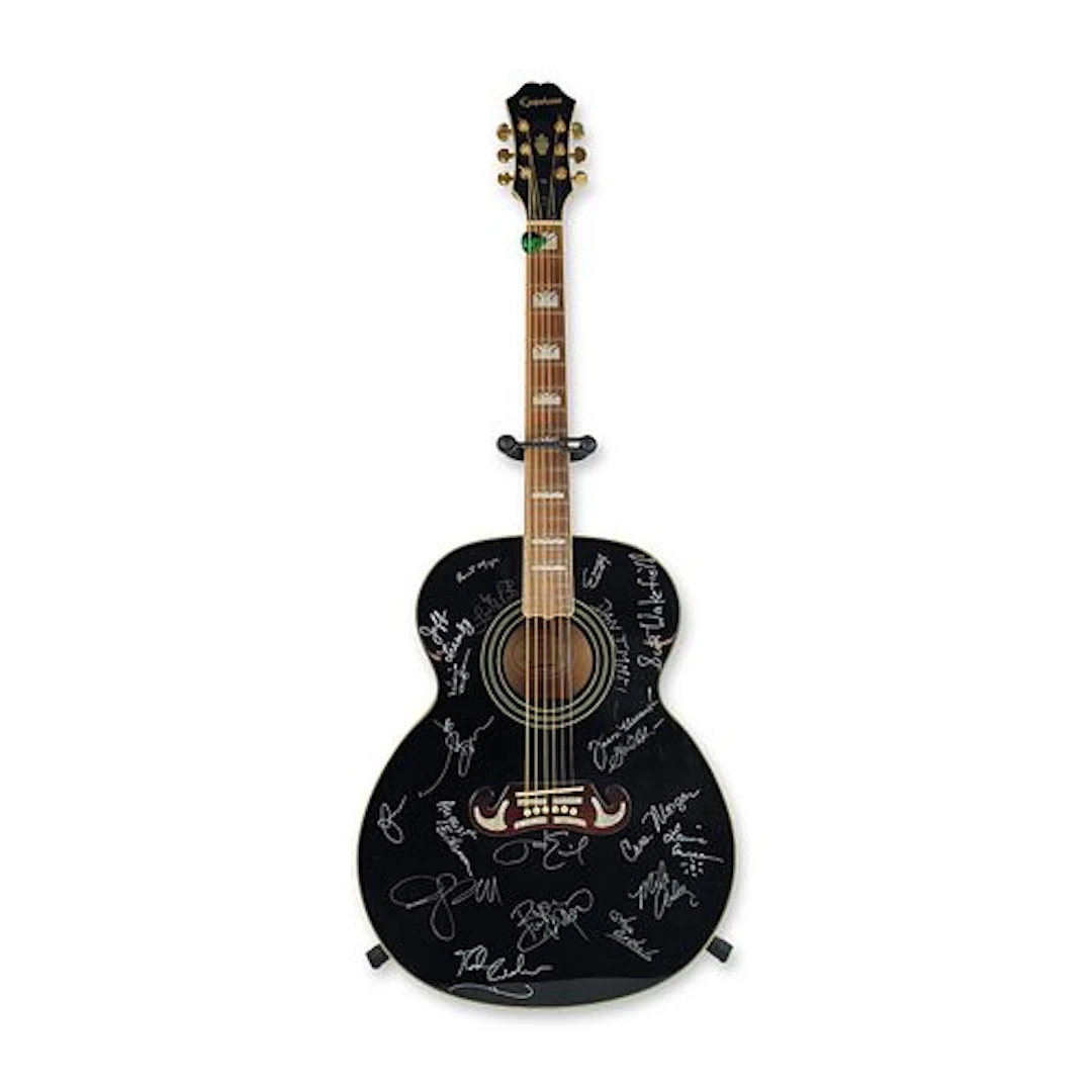 Ring of Fire The Johnny Cash Musical Signed Epiphone Acoustic Guitar