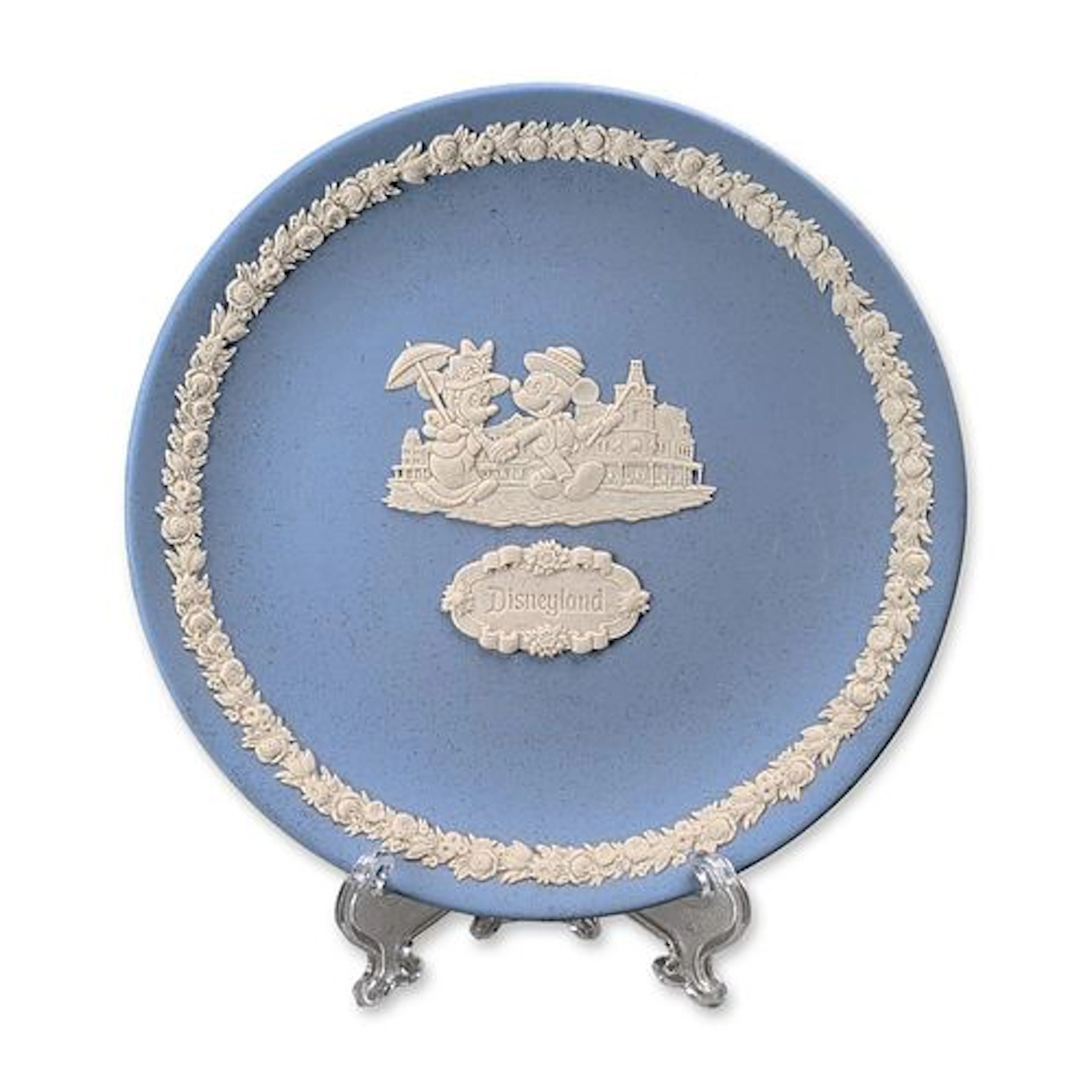 Wedgwood Jasperware Mickey and Minnie Disneyland Limited Edition Plate