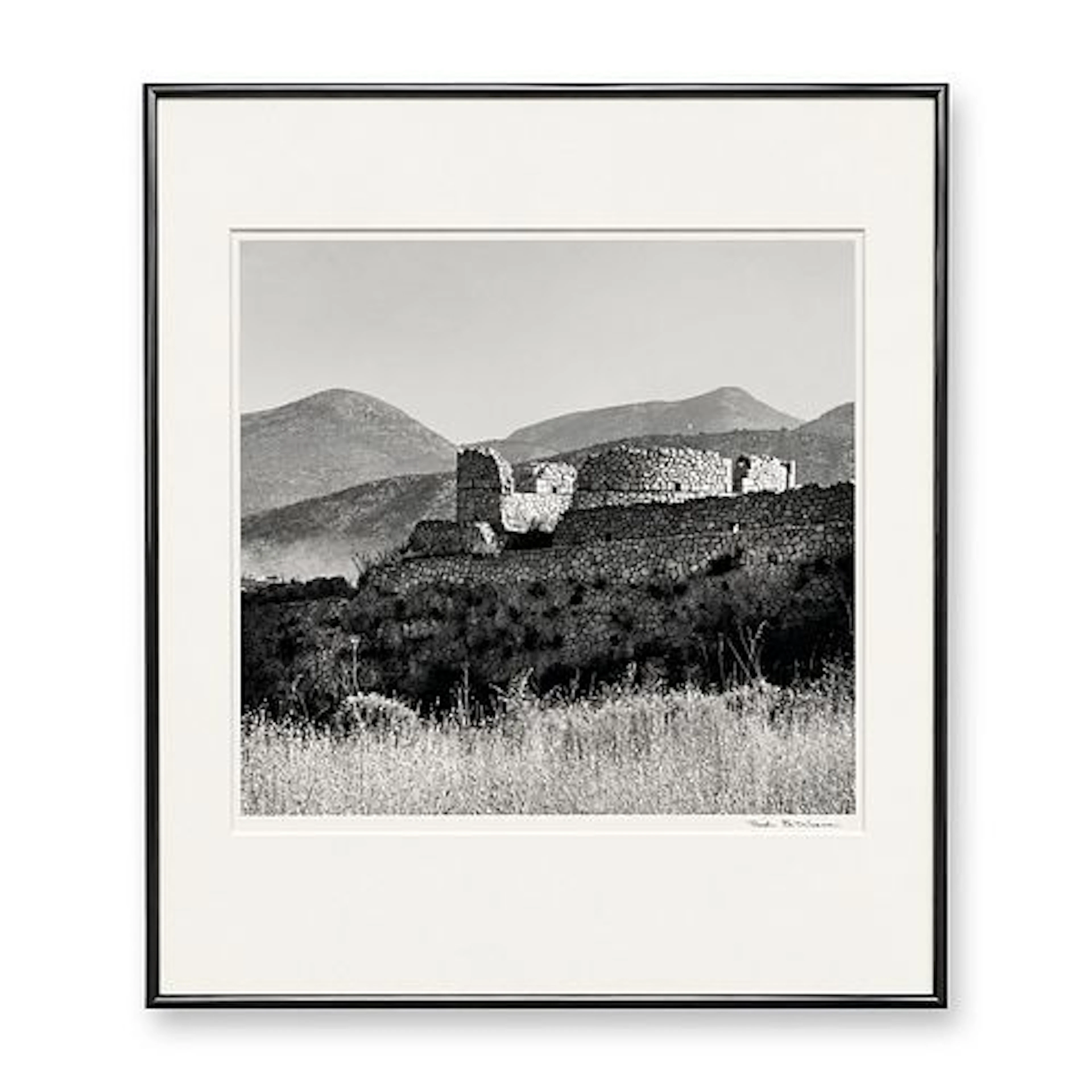 Paul Petricone (American, 1922-1988) Black and White Landscape Photograph