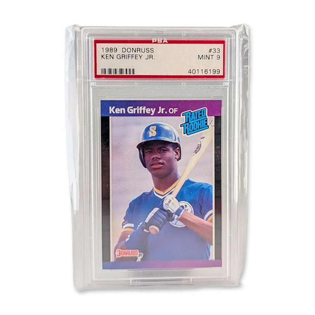 1989 Donruss Ken Griffey Jr. Rated Rookie #33 PSA 9 Mint