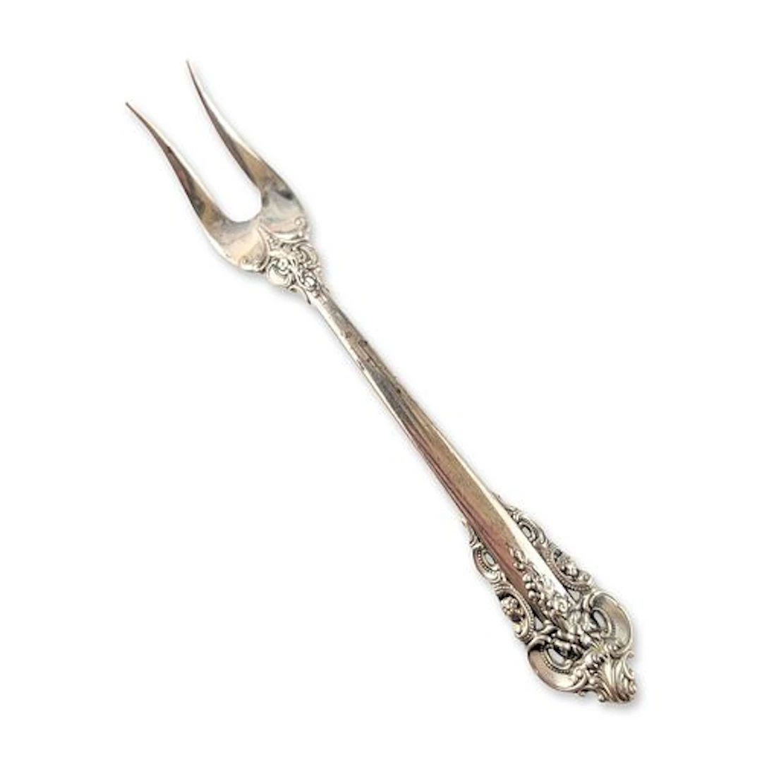 Wallace Grande Baroque Sterling Silver Pickle Fork