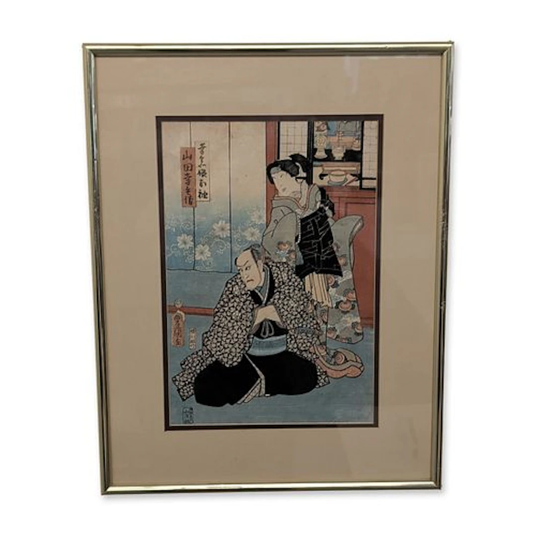 Utagawa Kunisada, Toyokuni III (Japanese 1781-1864) Woodcut on Paper