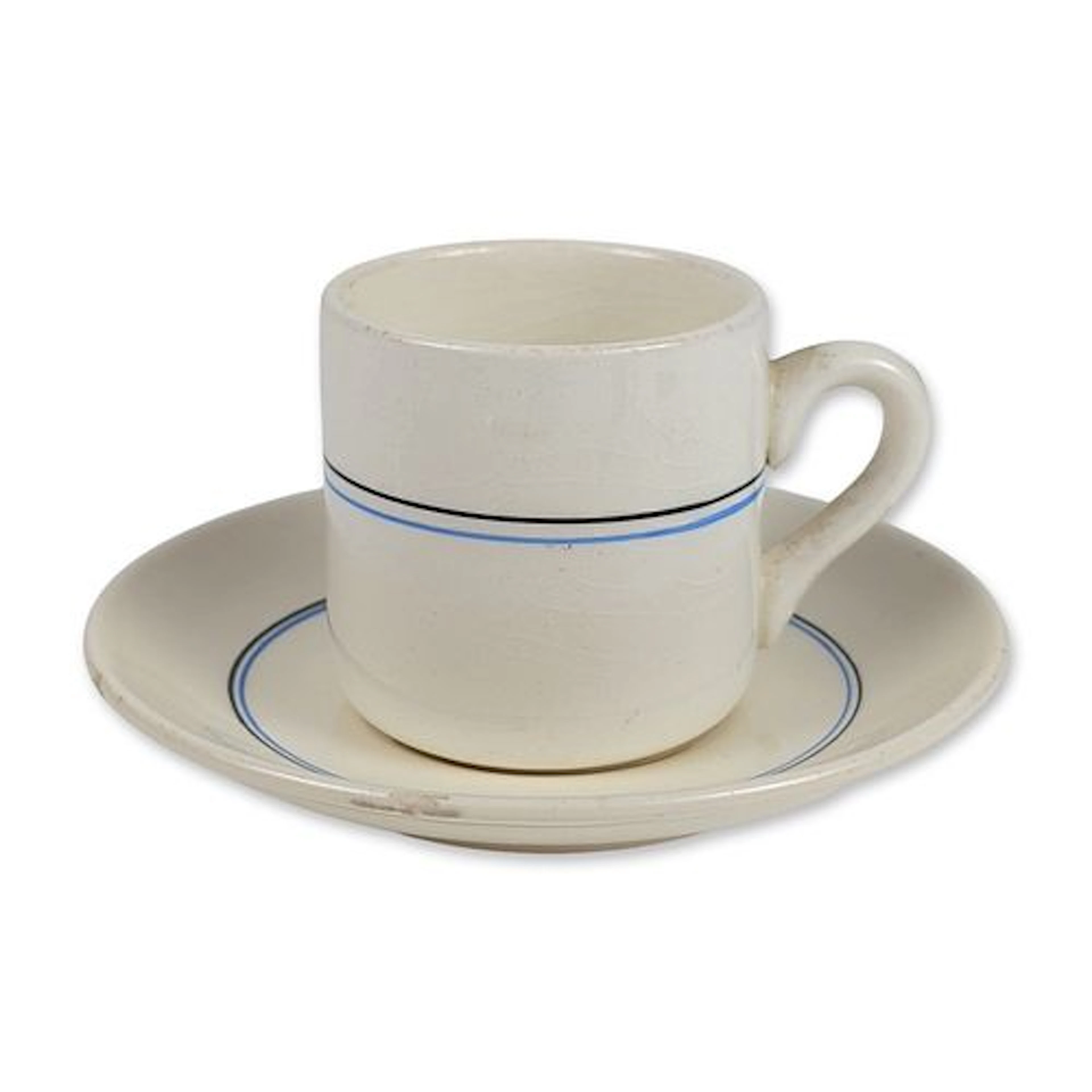 Union-Castle Line Ceramic Demitasse Cup and Saucer