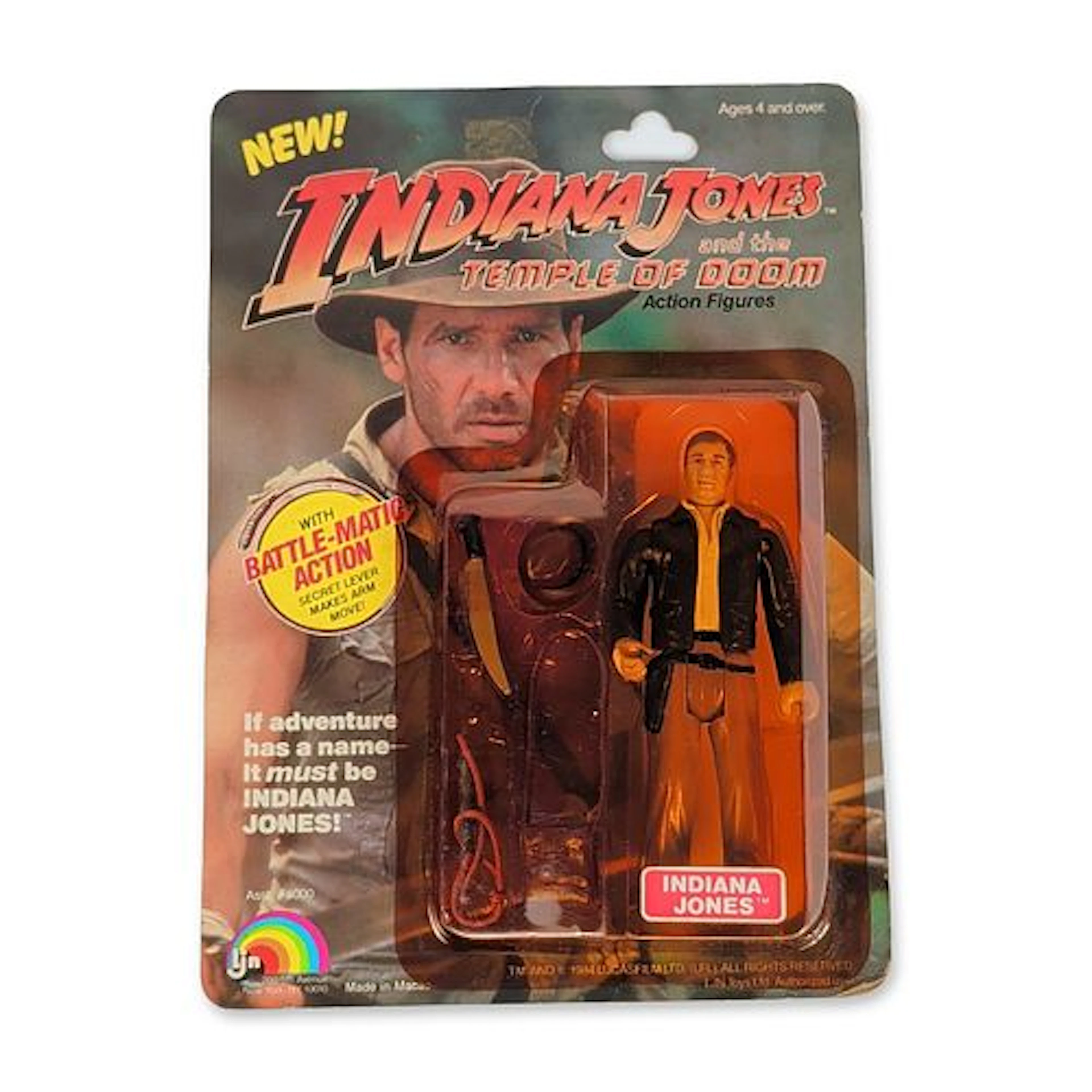 1984 LJN Indiana Jones Temple of Doom Action Figure
