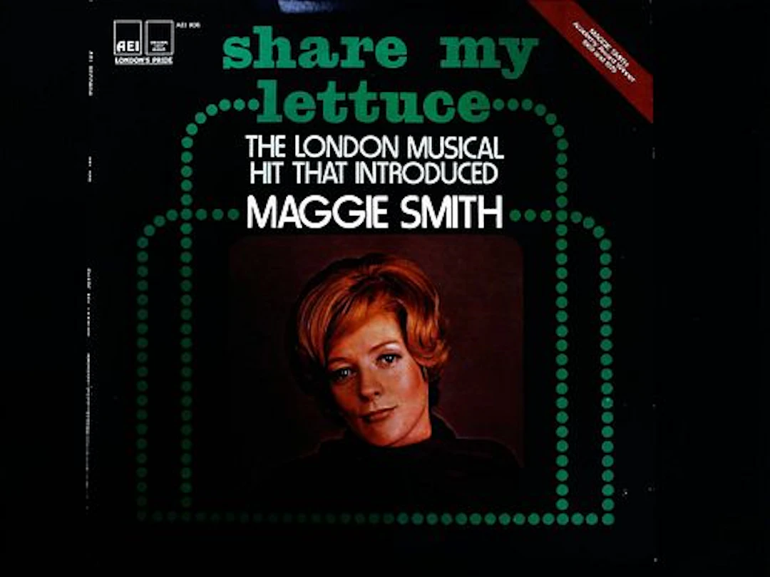 Original Cast Recording LP Share My Lettuce featuring Maggie Smith