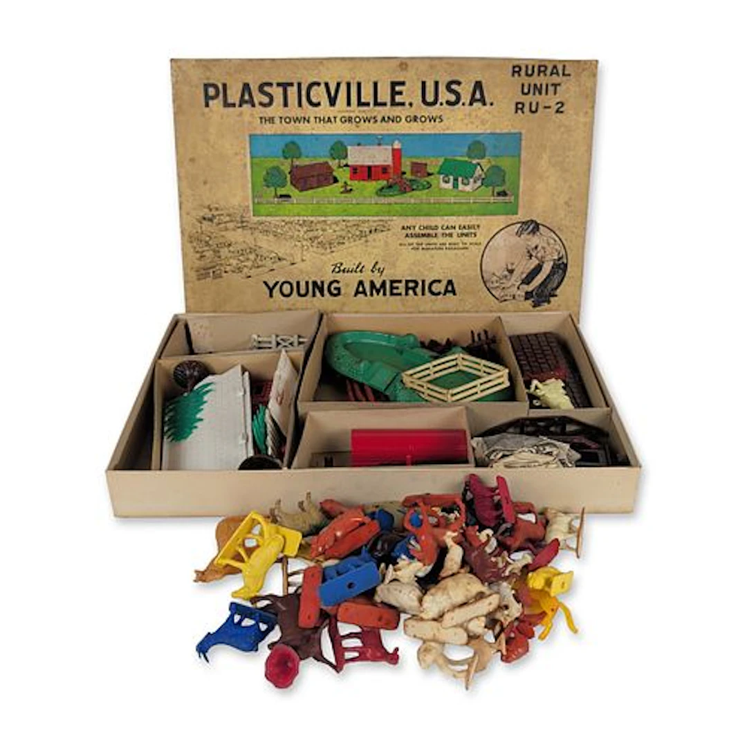 Plasticville U.S.A. Rural Unit RU-2 Model Accessory Kit