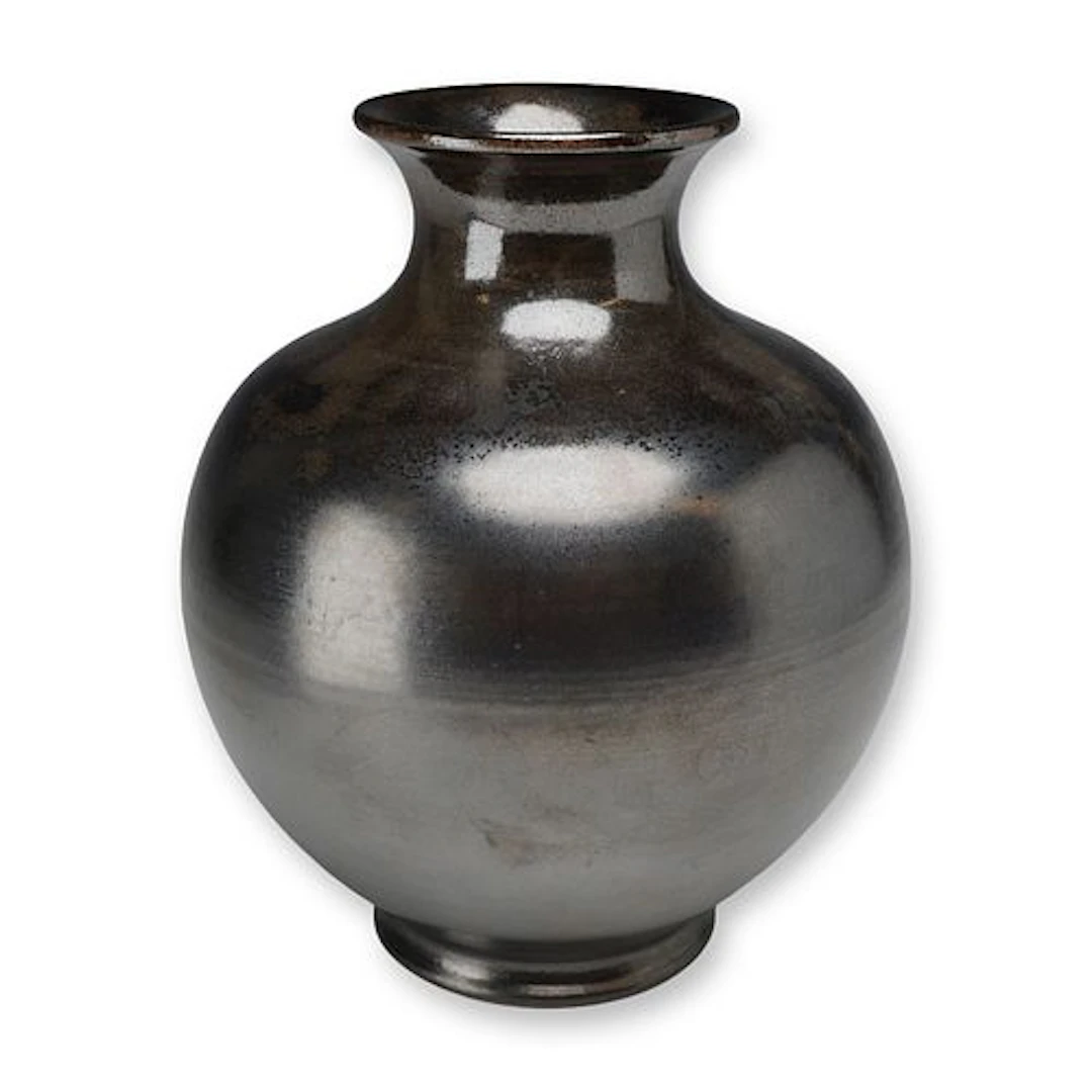 Charles Fergus Binns American Studio Stoneware Vase, 1930