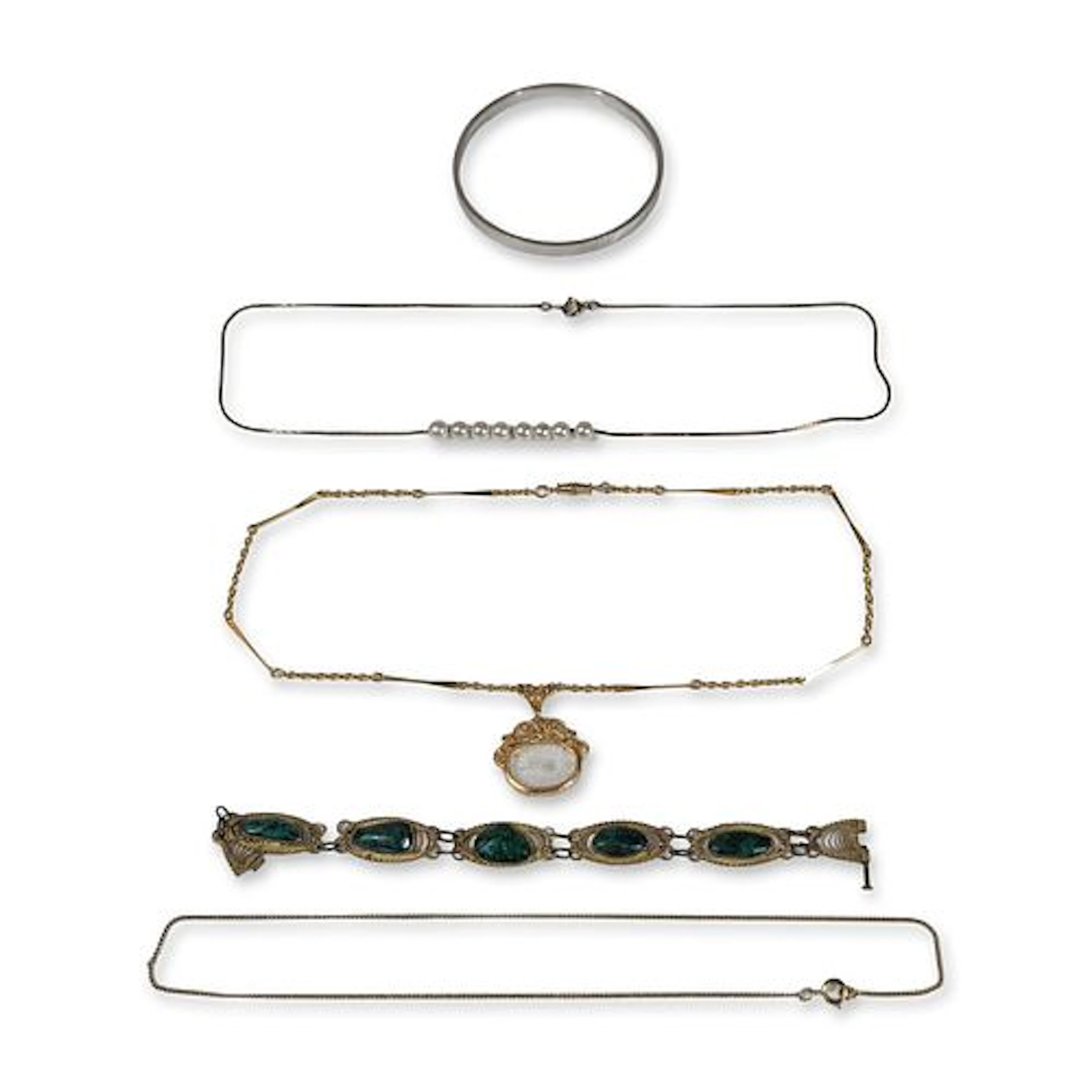 5pc Assortment of Vintage Jewelry Pieces