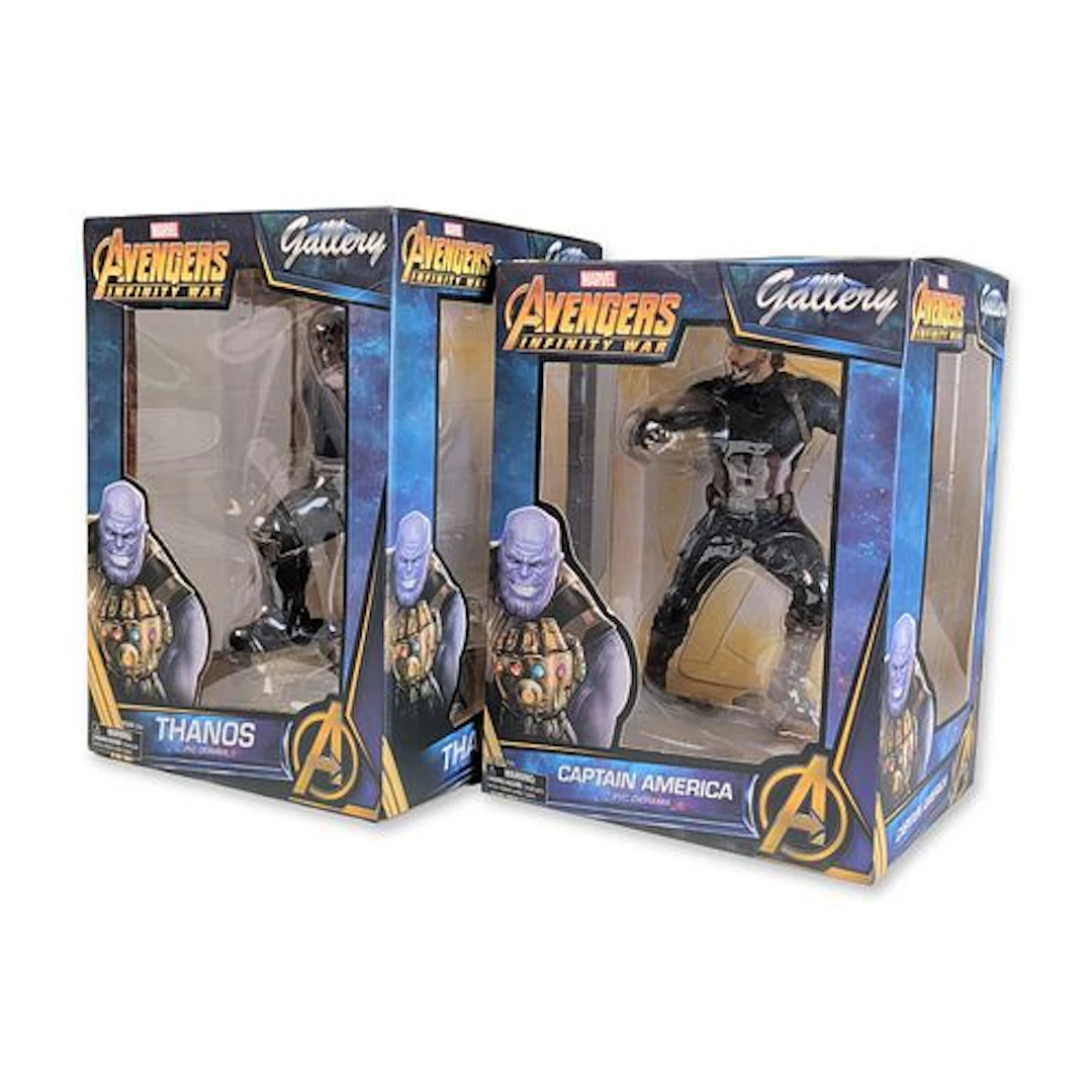 2pc Diamond Select Marvel Avengers Infinity War Diorama Figurines