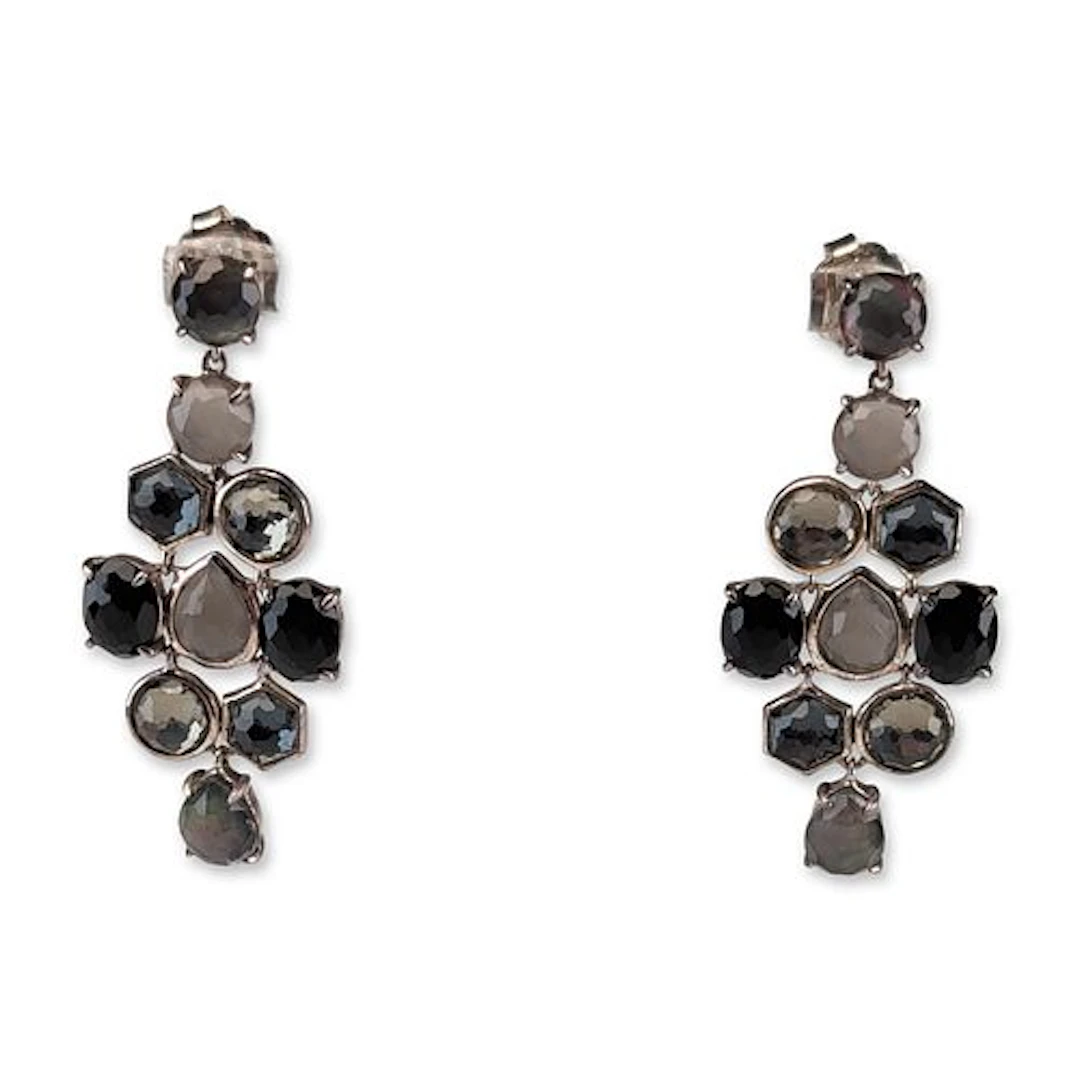Ippolita Sterling Silver Multi-Stone Chandelier Earrings