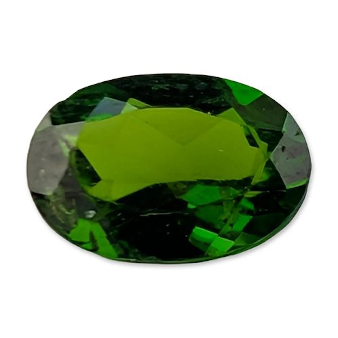Oval Cut Green Tsavorite Garnet Gemstone