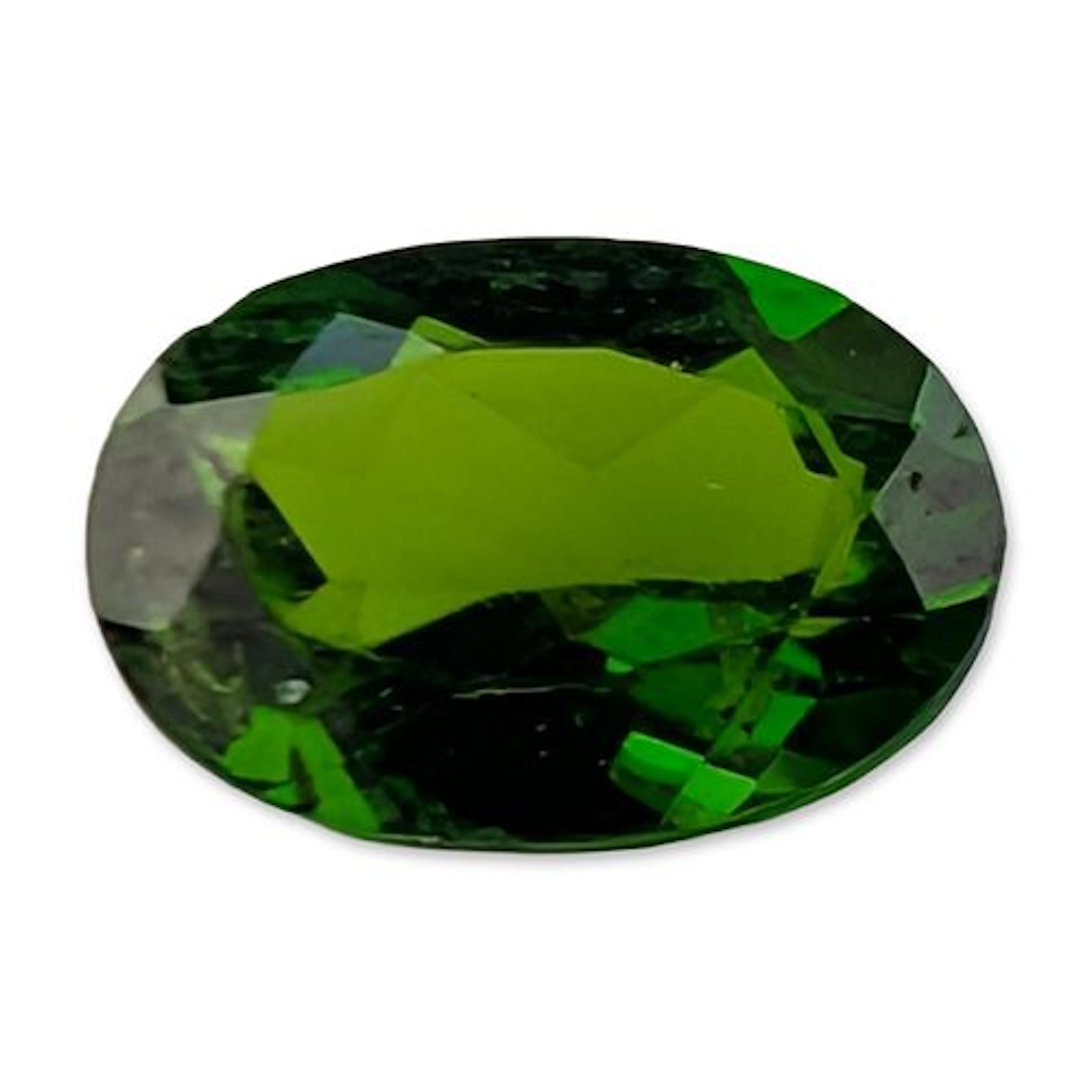 Oval Cut Green Tsavorite Garnet Gemstone