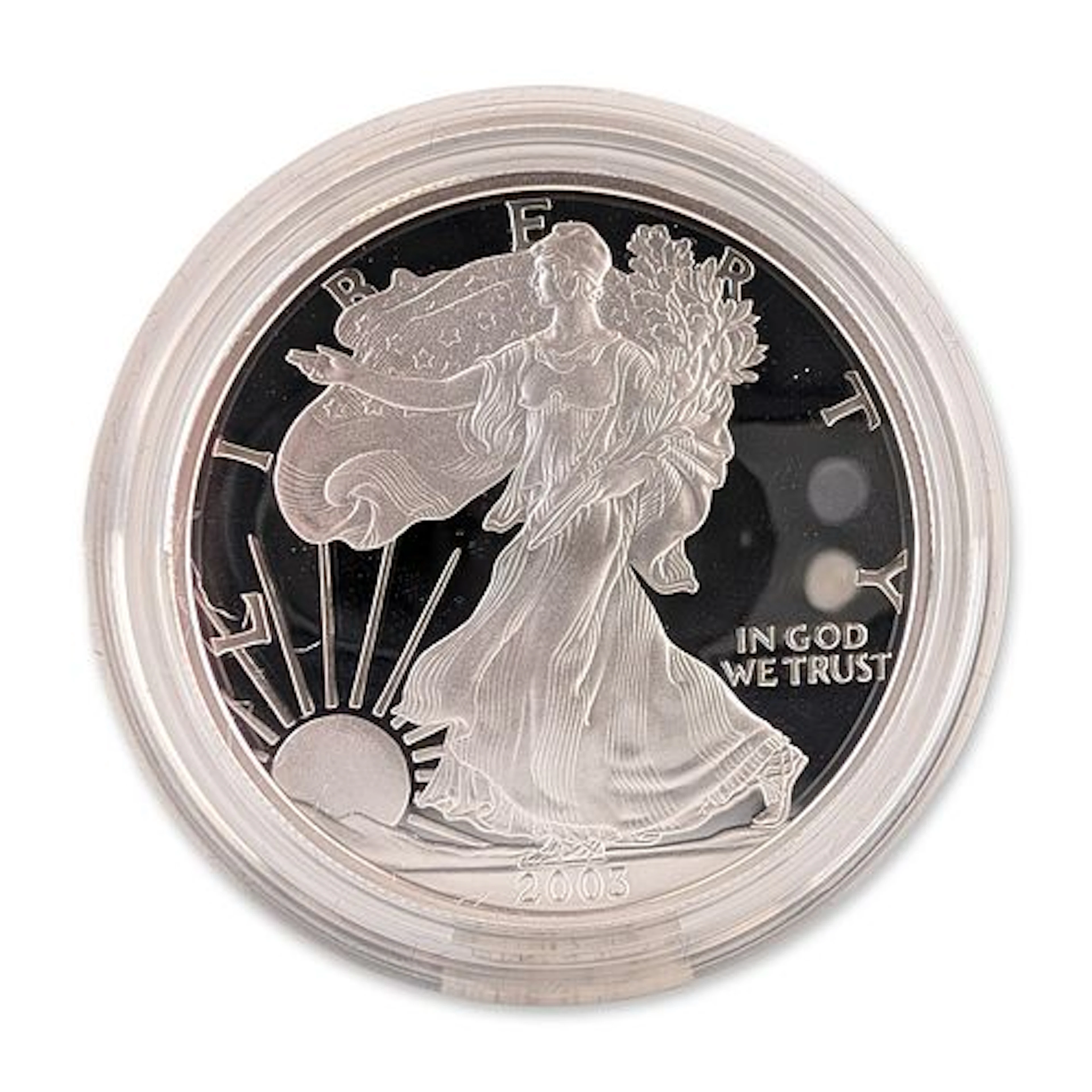 2003-W US Silver American Eagle One Dollar Proof Coin