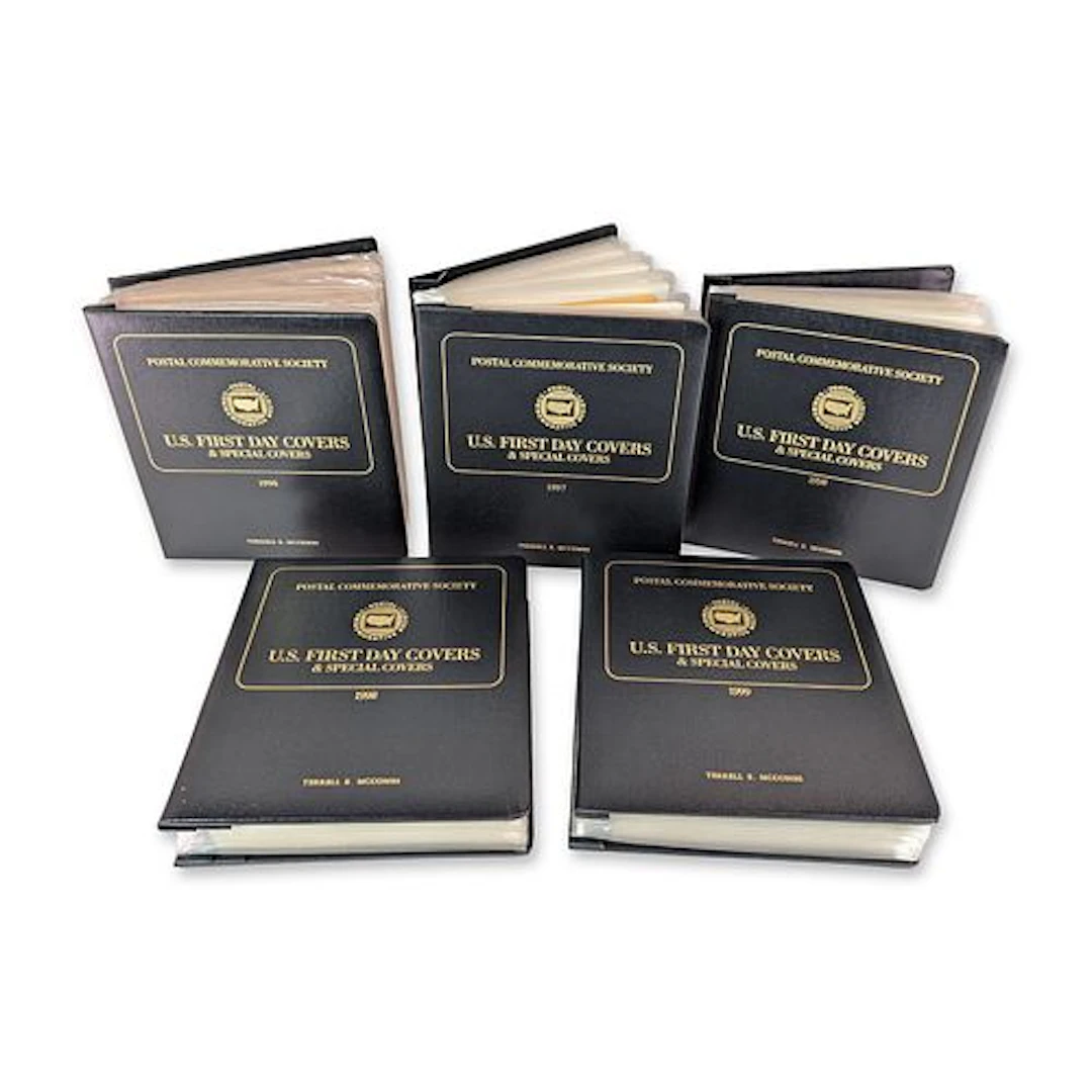 5pc 1996-1999 US First Day Covers Postal Commemorative Society Collection
