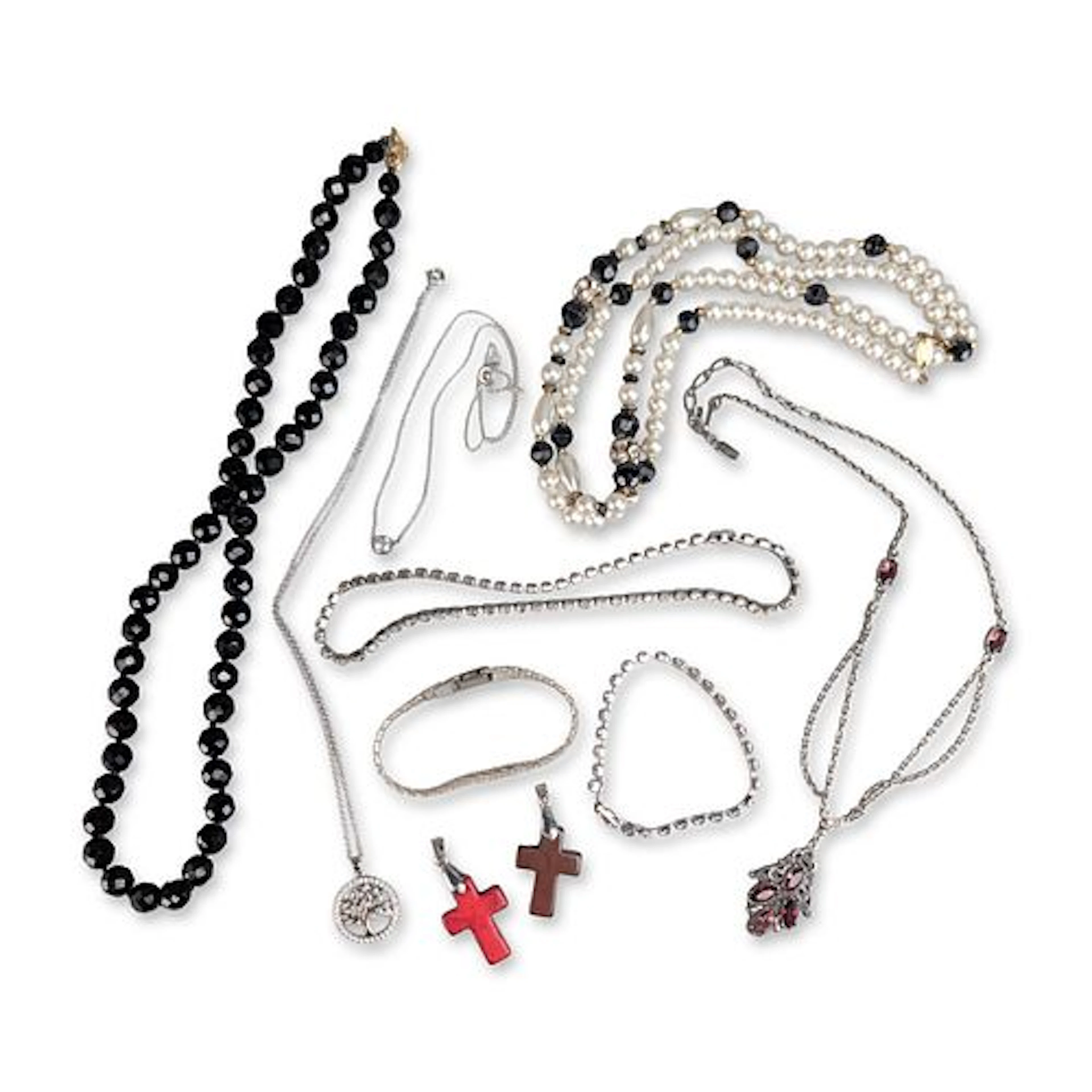 10pc of Vintage Costume Jewelry and Pendants