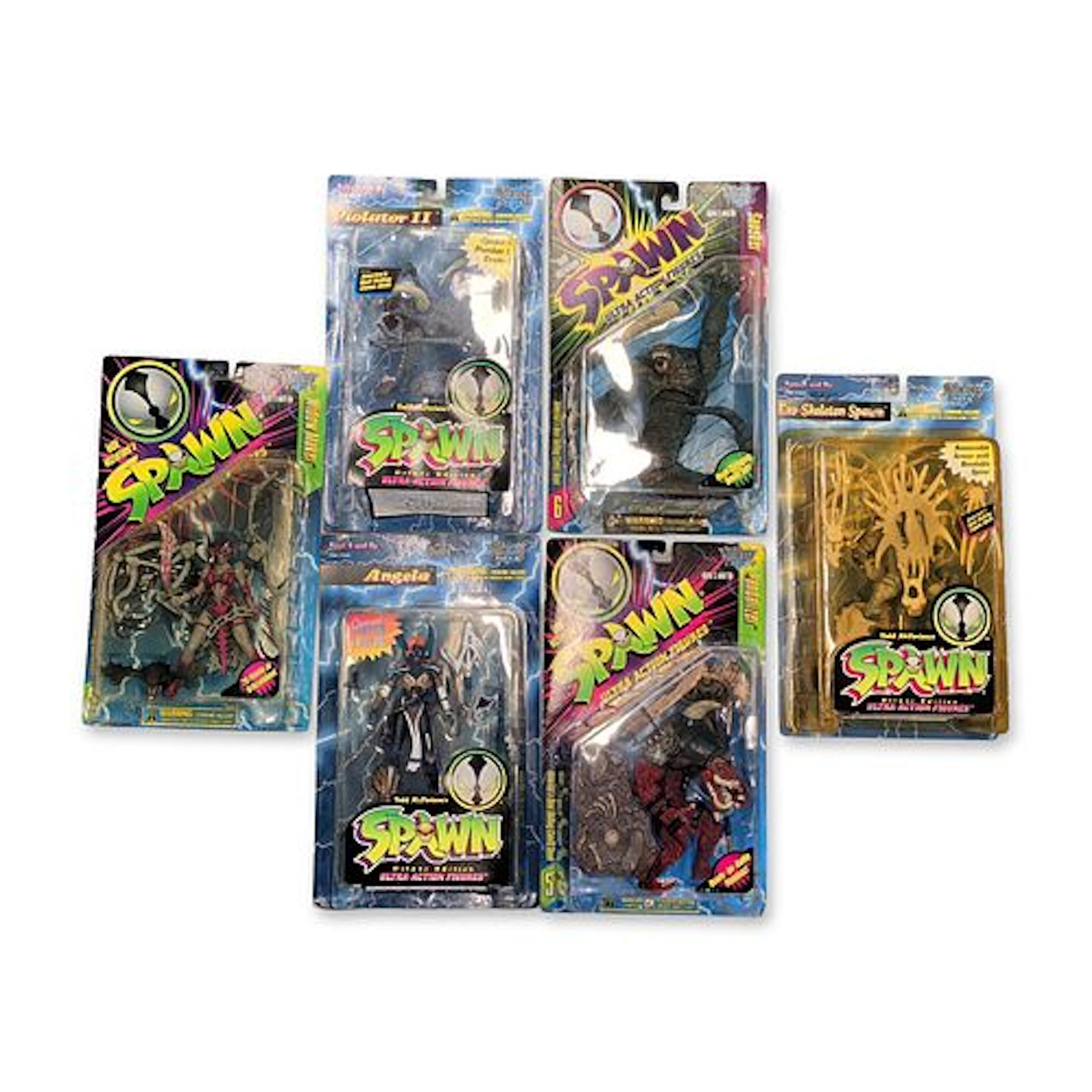 6pc Vintage McFarlane Toys Spawn Action Figurines