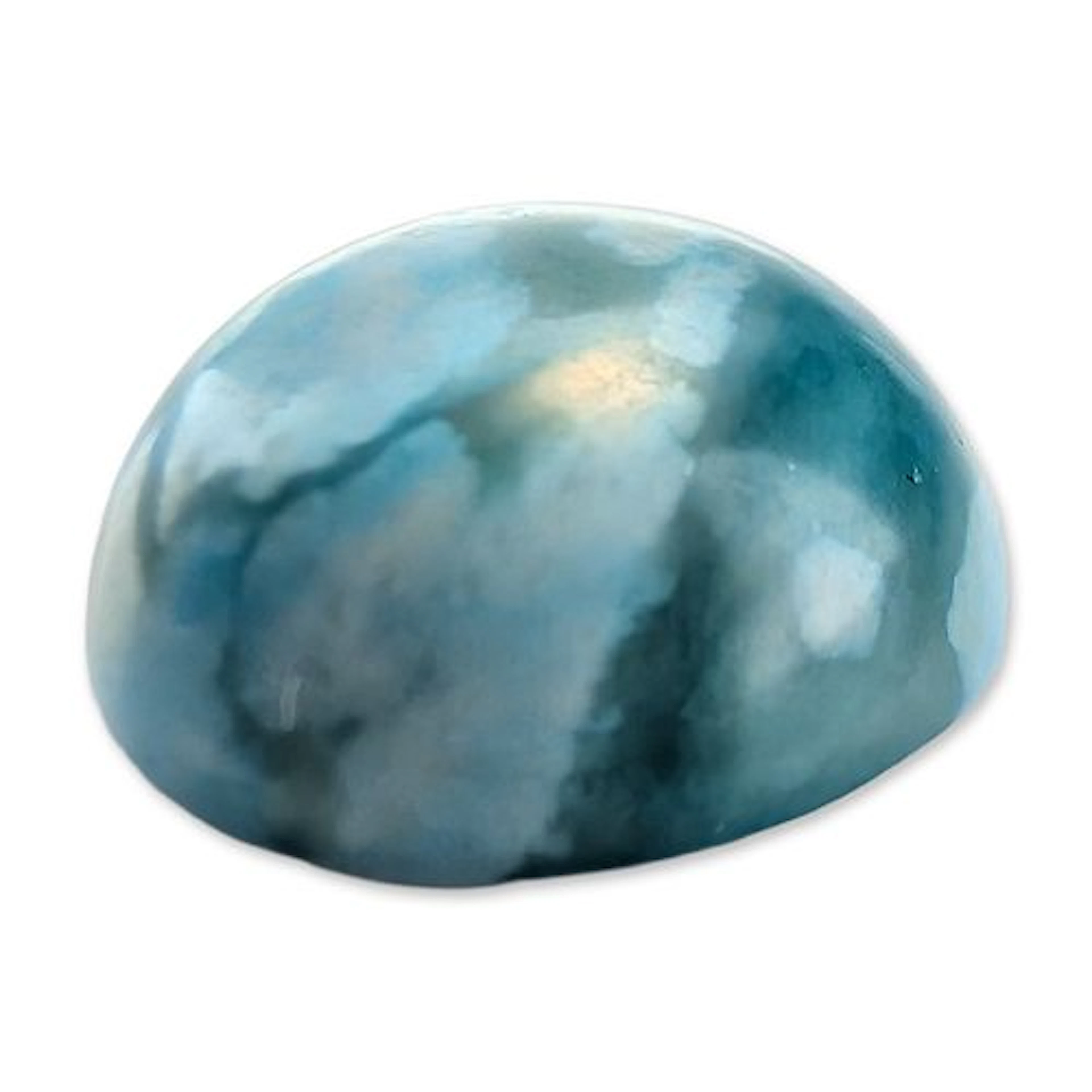 Larimar Variety Blue Pectolite Cabochon