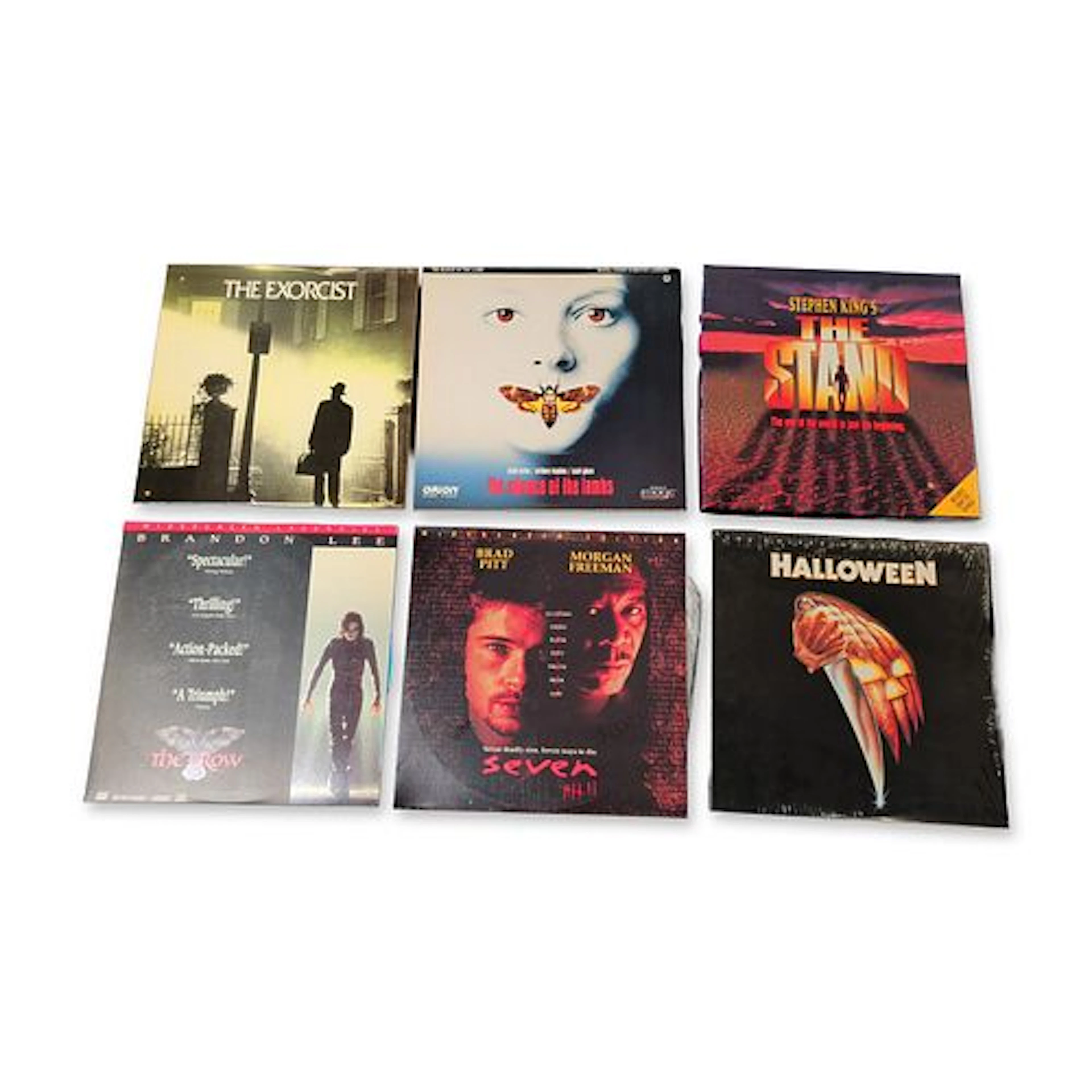 A Collection of Six Vintage LaserDisc Movies Including Halloween Criterion