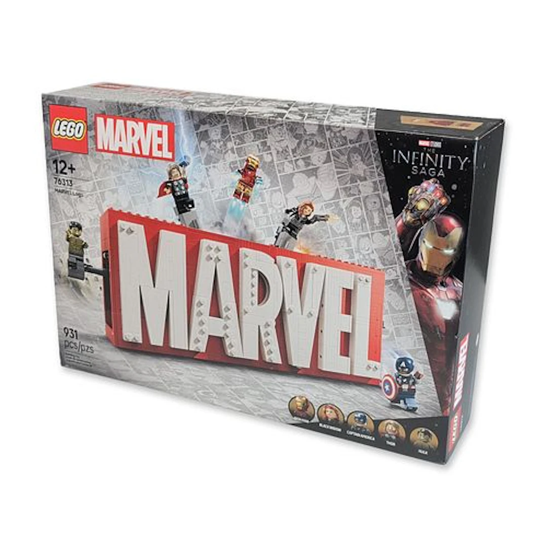 LEGO Marvel The Infinity Saga Marvel Logo Building Set 76313