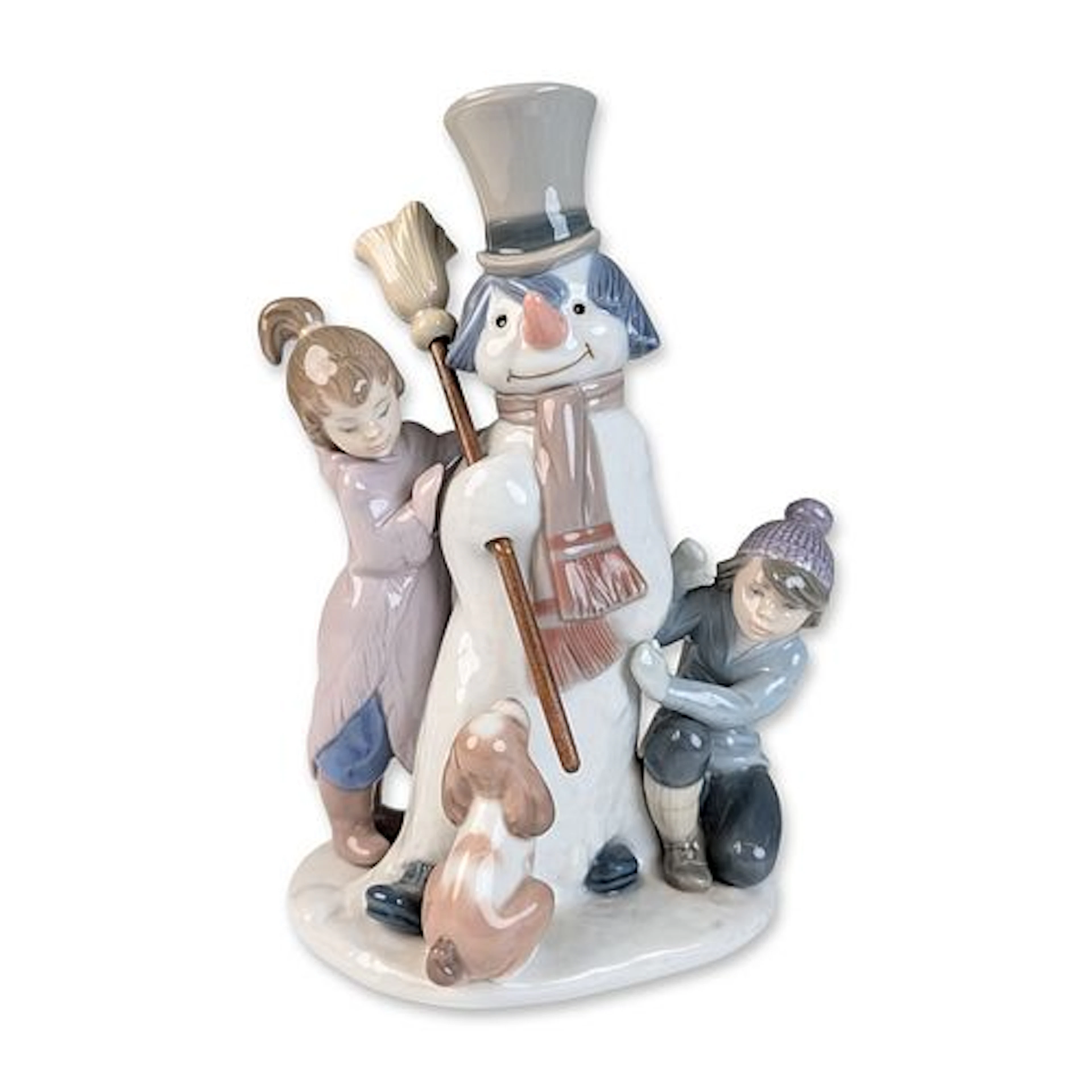 Lladro Porcelain Figurine, The Snow Man 01005713