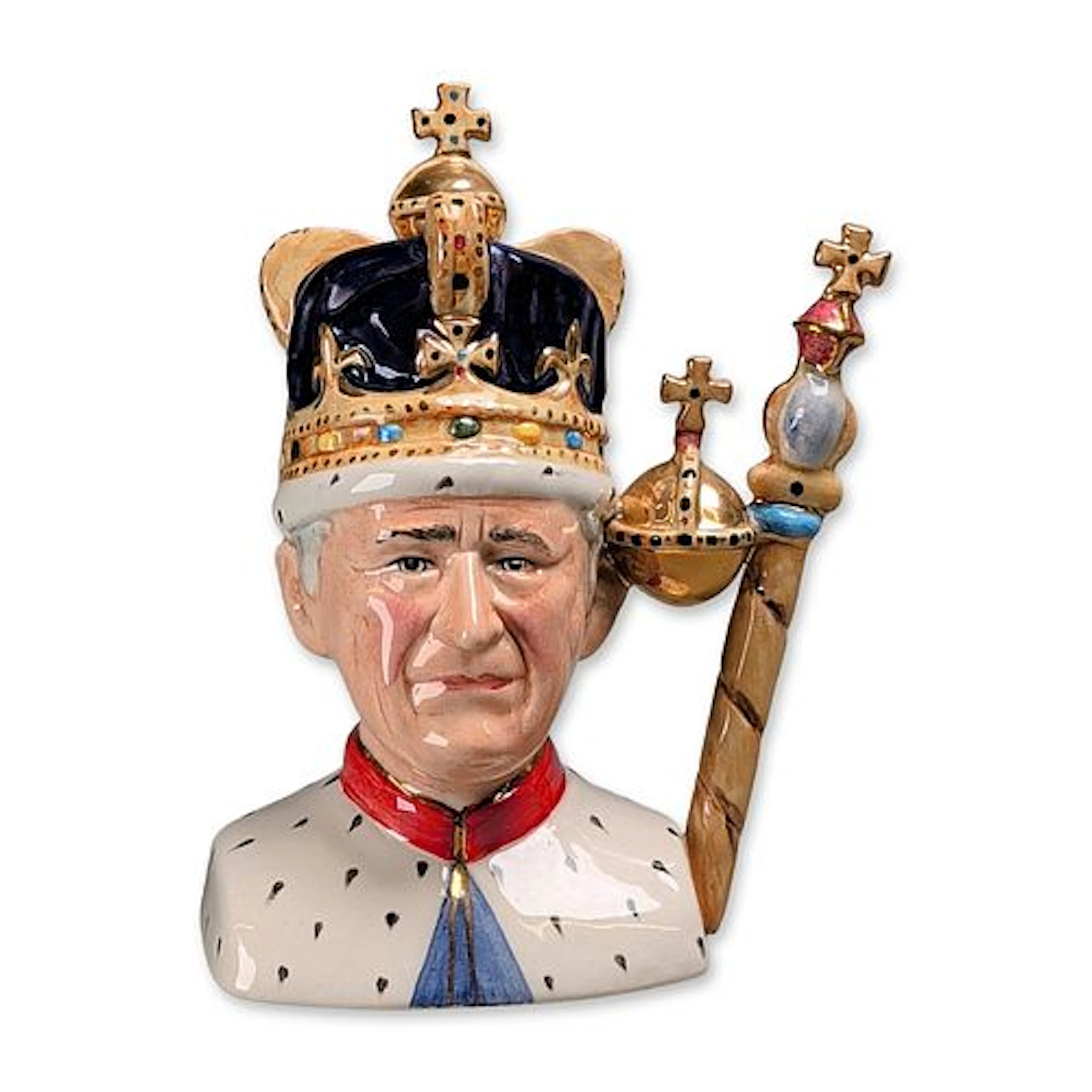 Bairstow Manor Collectables Character Bust, King Charles III