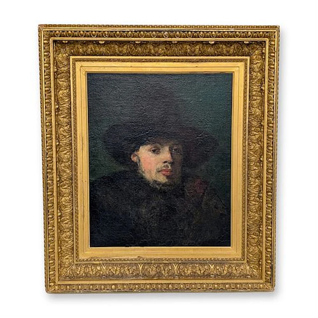 Frank Duveneck (American, 1848-1919), Exhibition Size Oil on Canvas