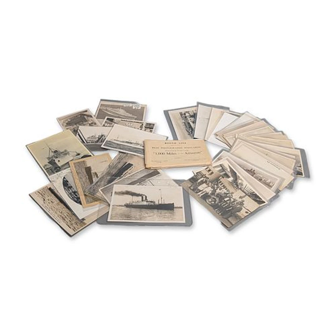 46pc Collection of Maritime and Amazon Travel Postcards