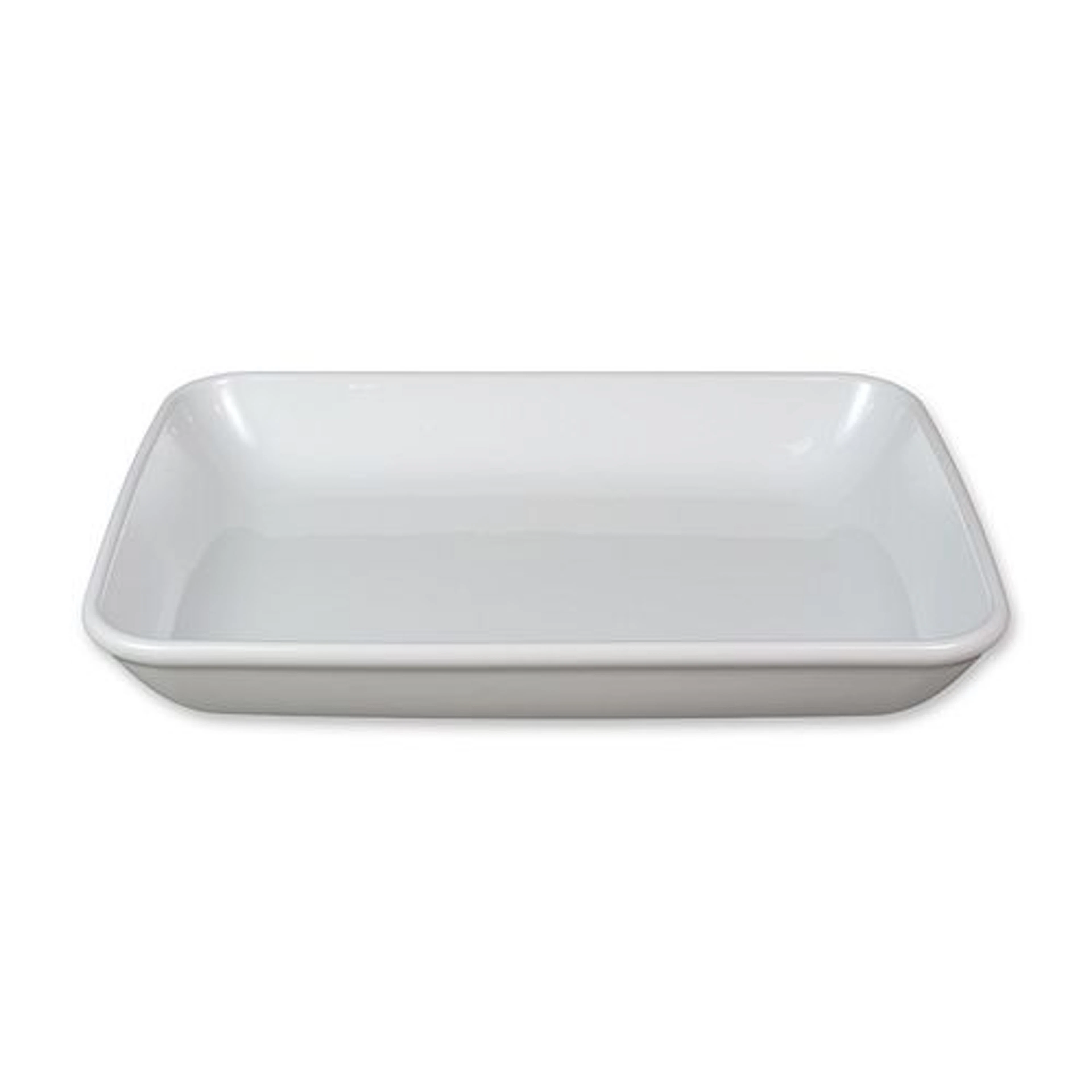Michael Aram Rectangular White Glazed Ceramic Serving Platter