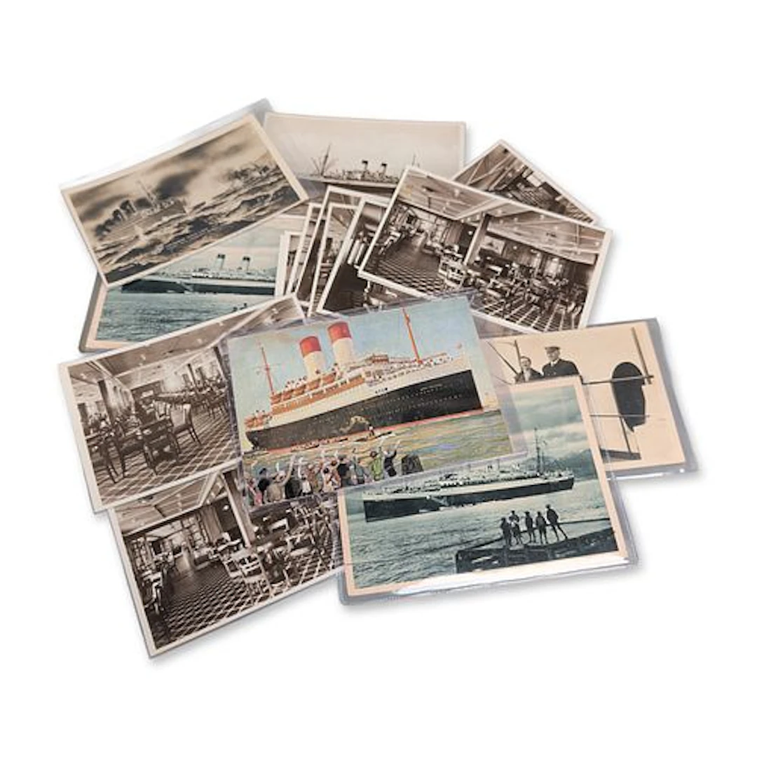 14pc MS Monte Cervantes Hamburg South American Line Postcards