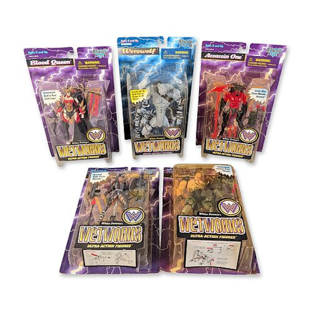 5pc McFarlane Toys Wetworks Ultra-Action Figures Collection