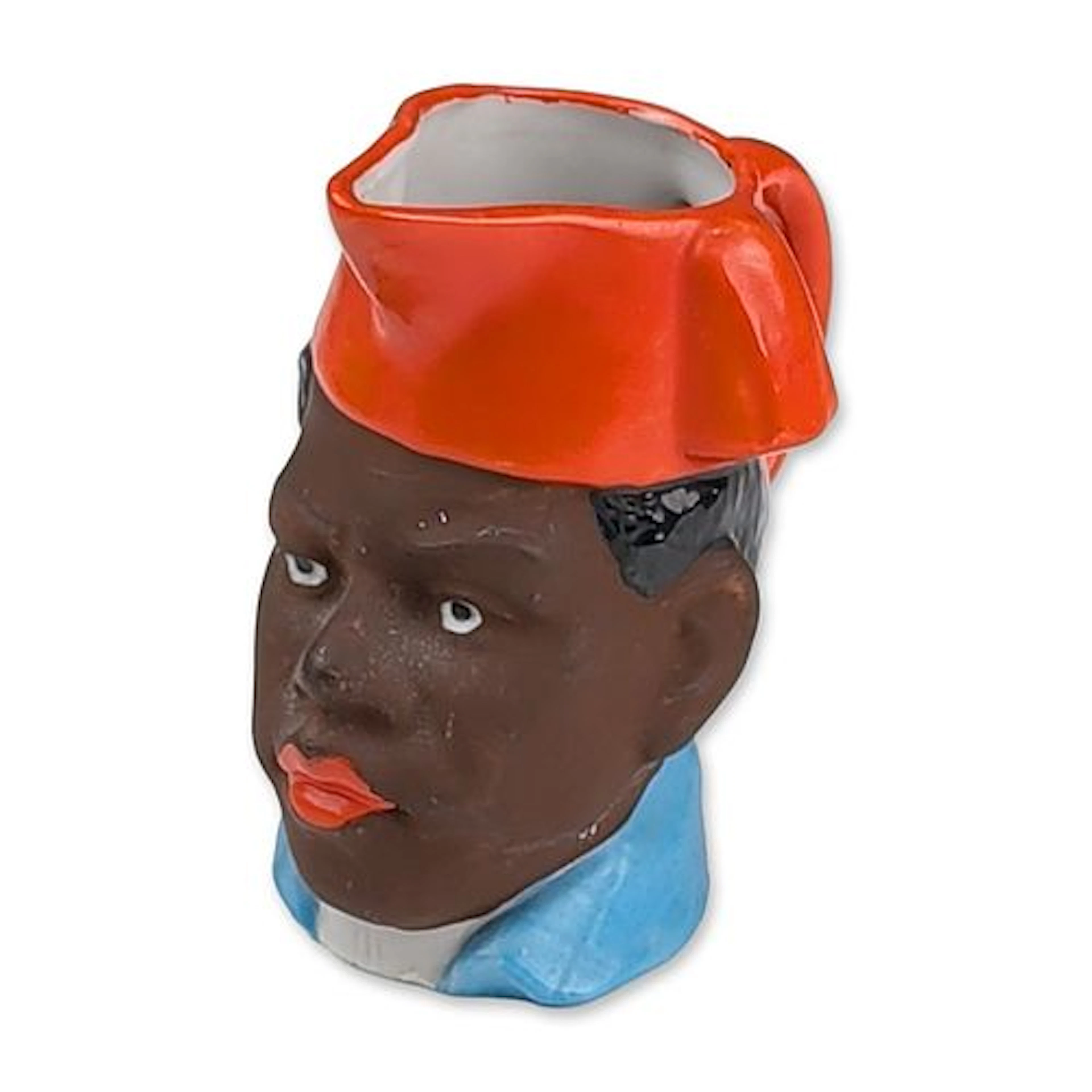 German Ceramic Miniature Head Pitcher