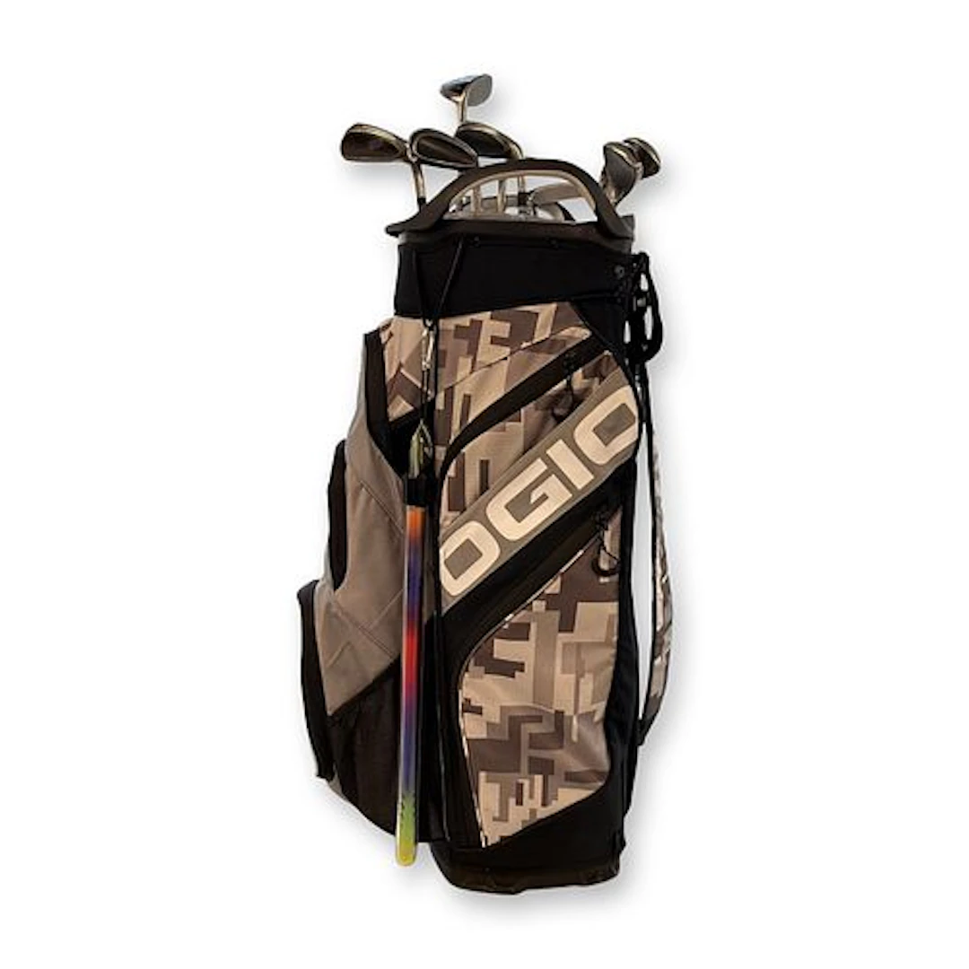 OGIO Woode Cyber Camo Golf Cart Bag with Clubs