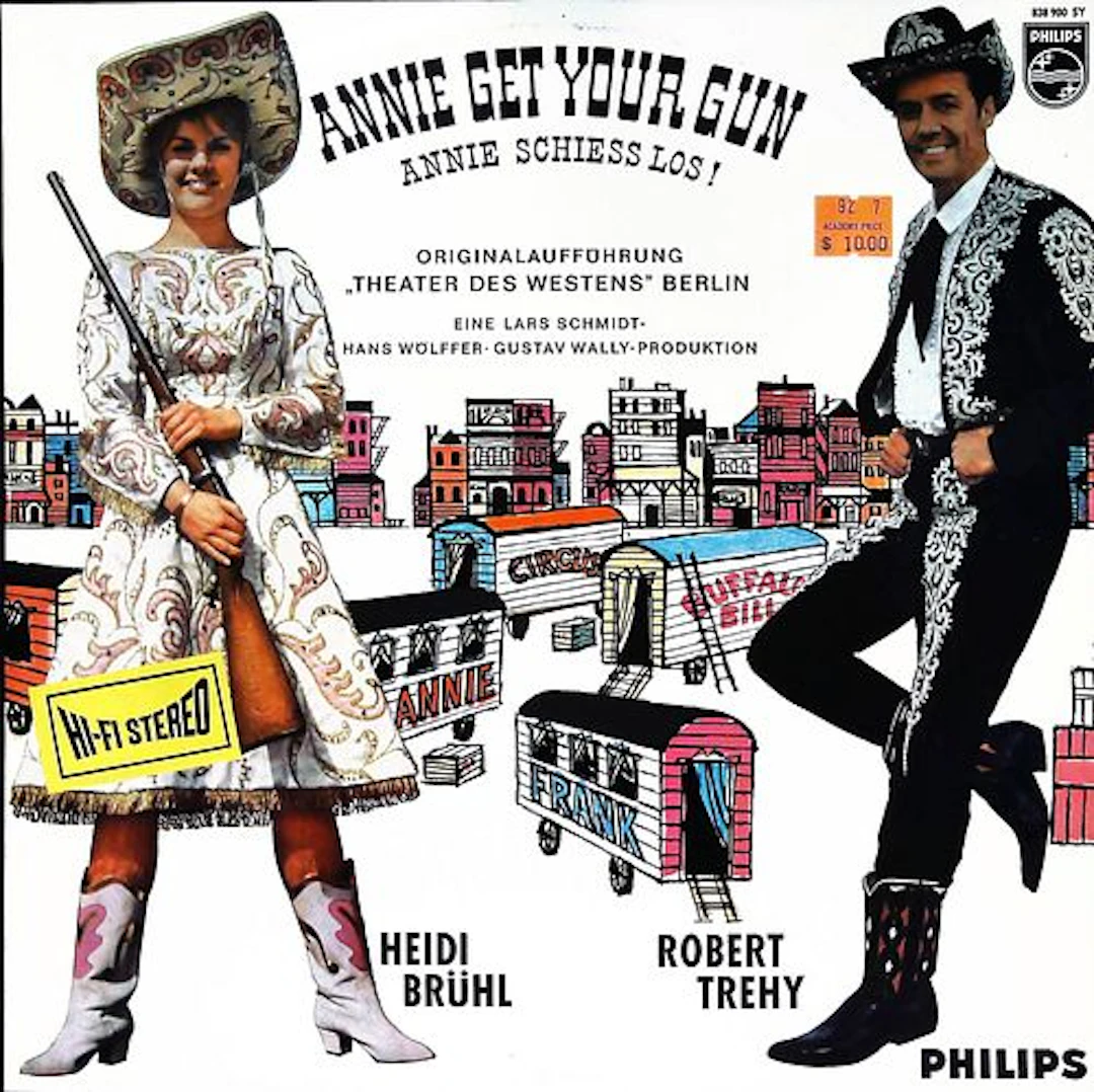 Annie Get Your Gun Original German Production Philips LP Record Album