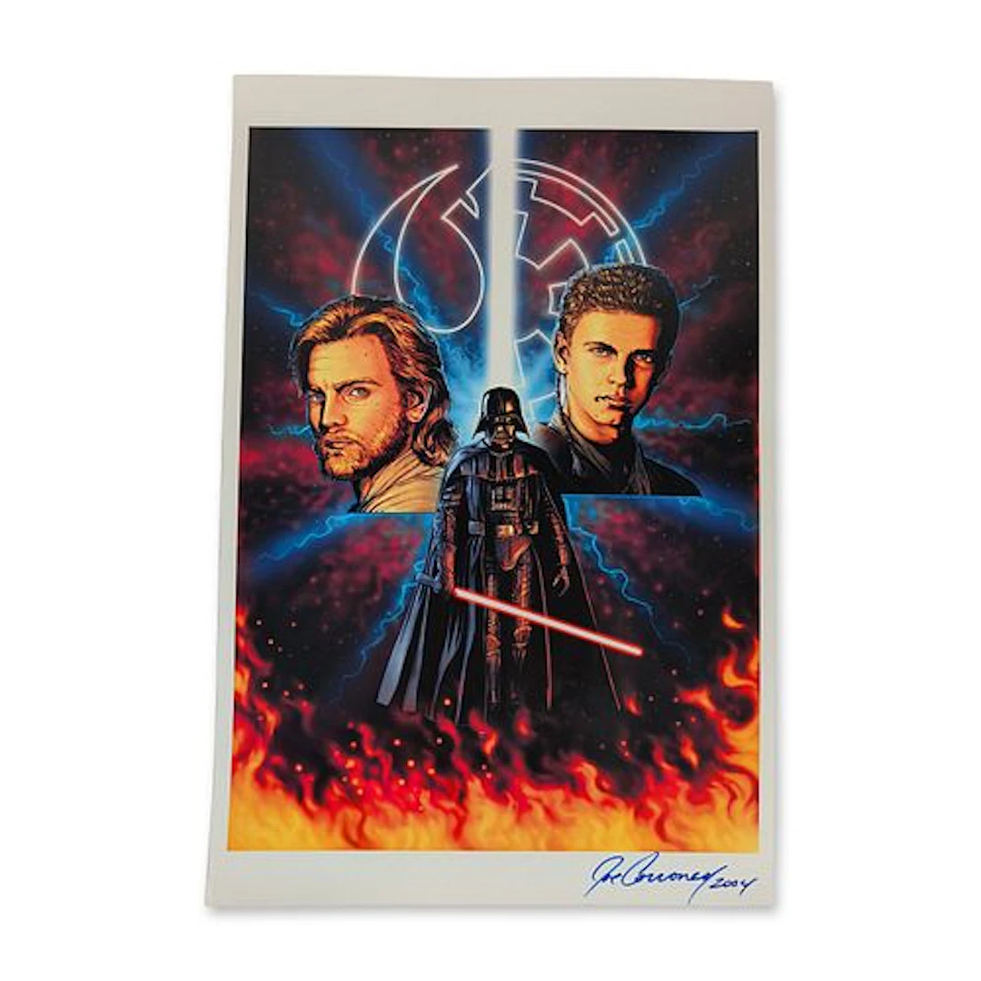Joe Corroney Star Wars Signed Art Offset Lithograph