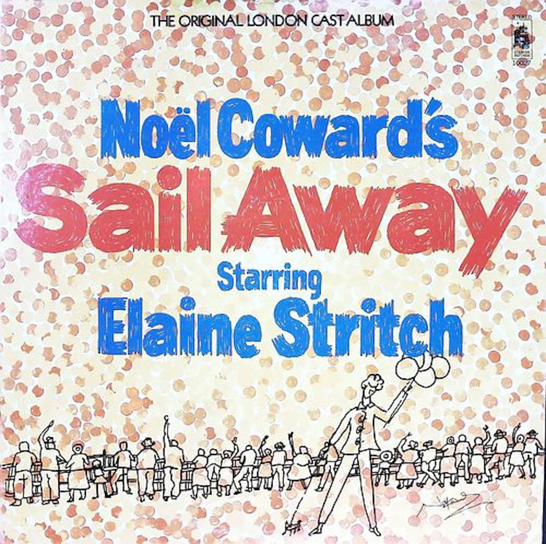 Sail Away London Cast LP Record Elaine Stritch