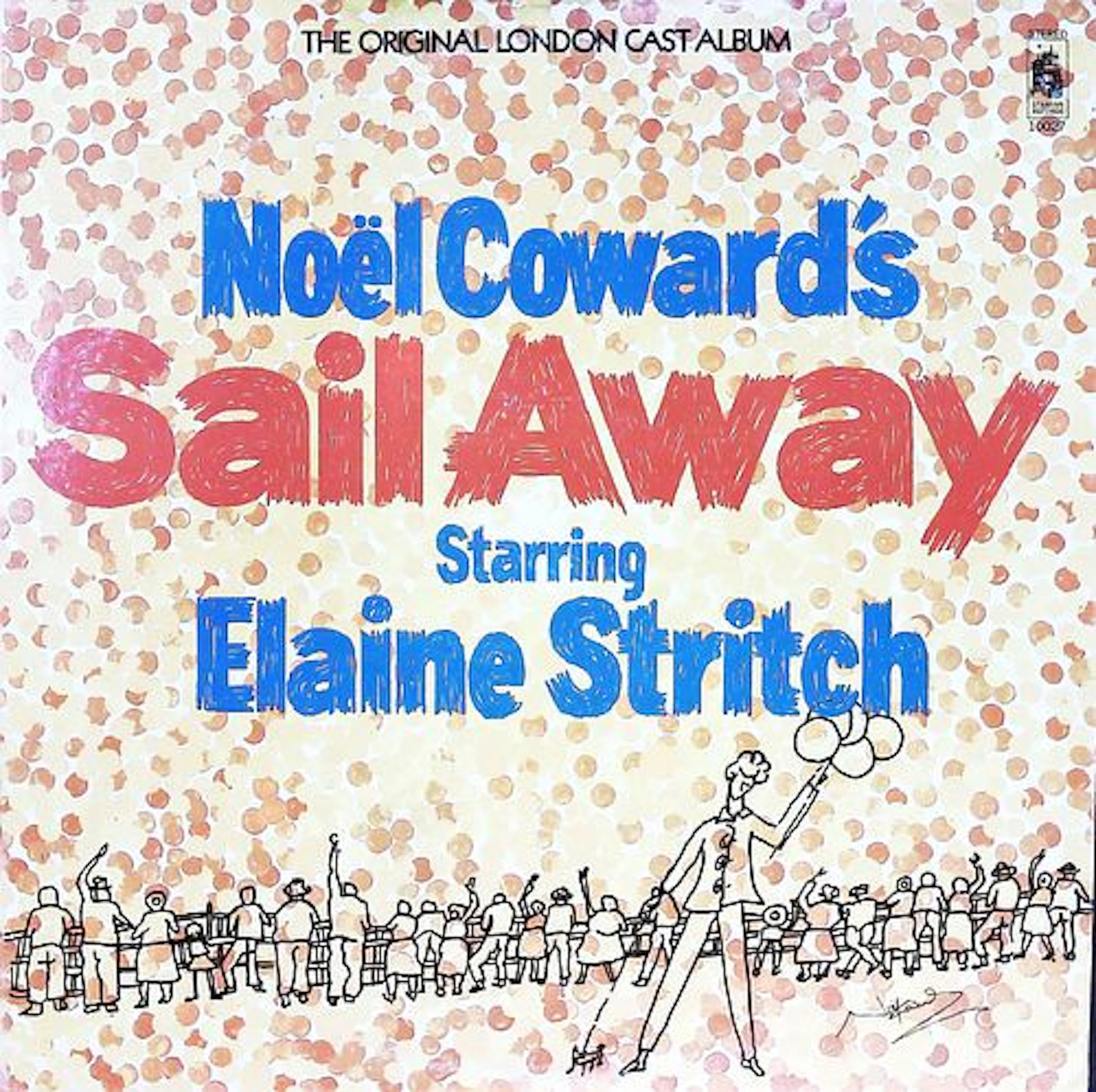 Sail Away London Cast LP Record Elaine Stritch