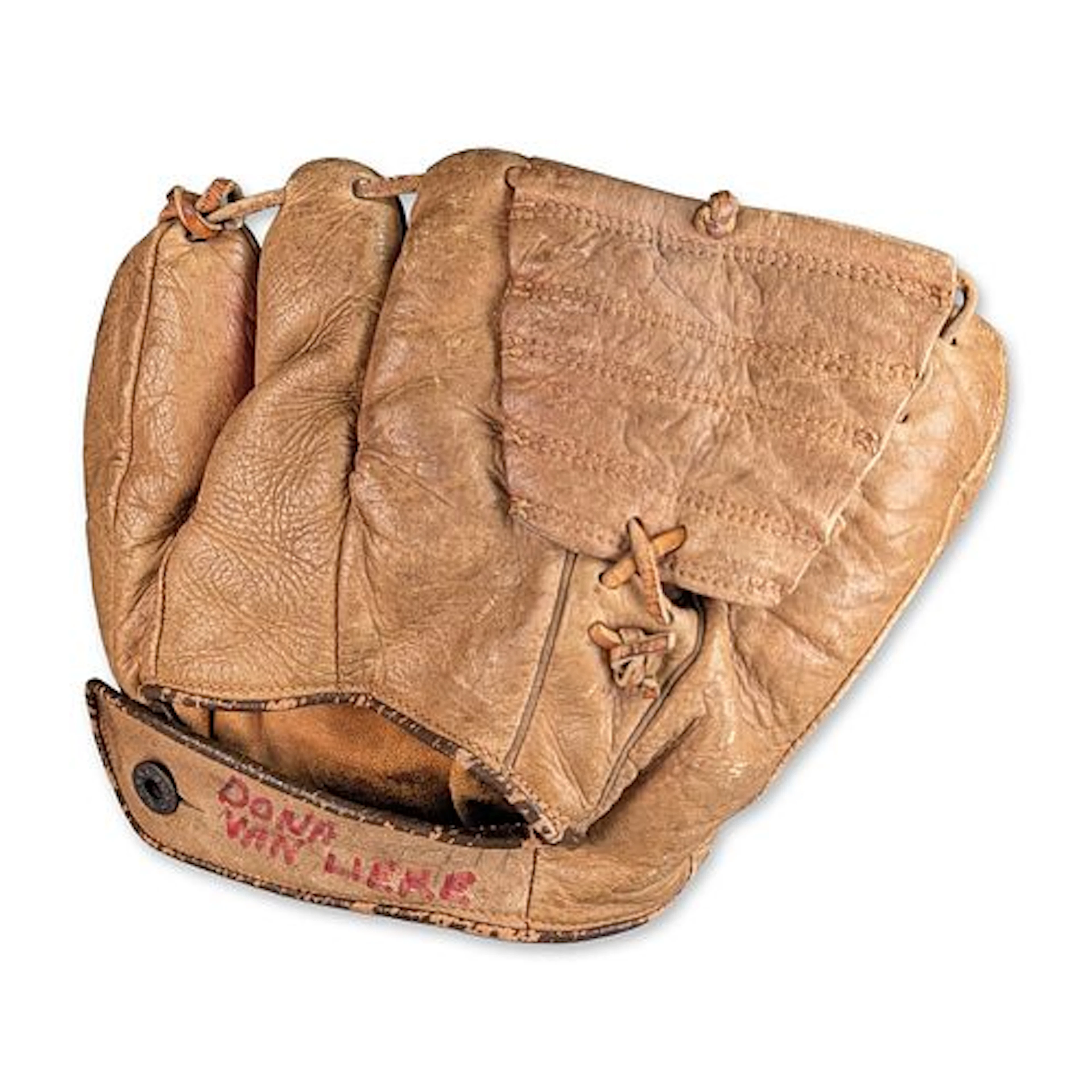 1950s Phil Cavarretta Autographed Split-Finger Baseball Glove