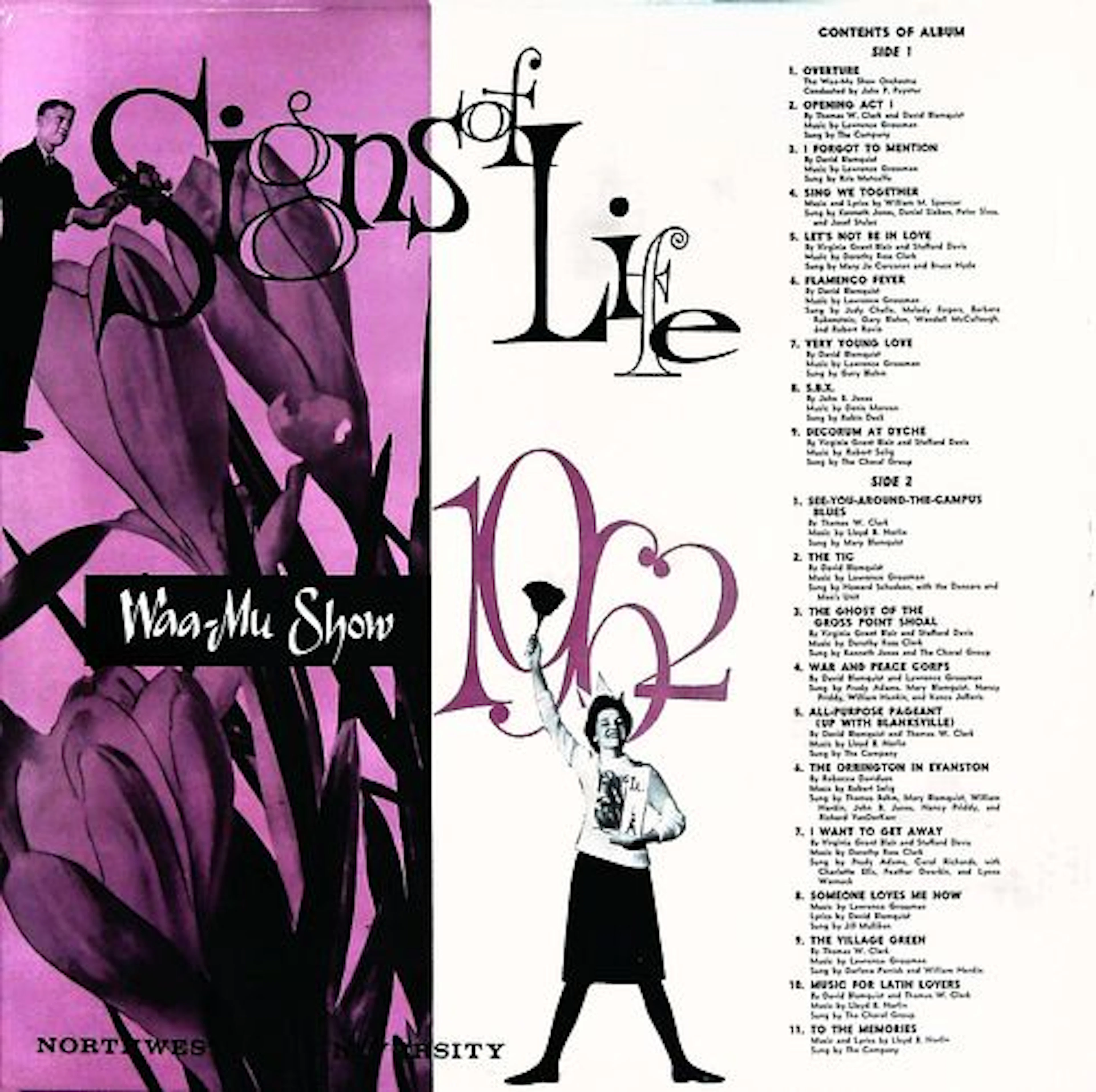 Signs of Life Waa-Mu Show1962 RCA LP Record Album