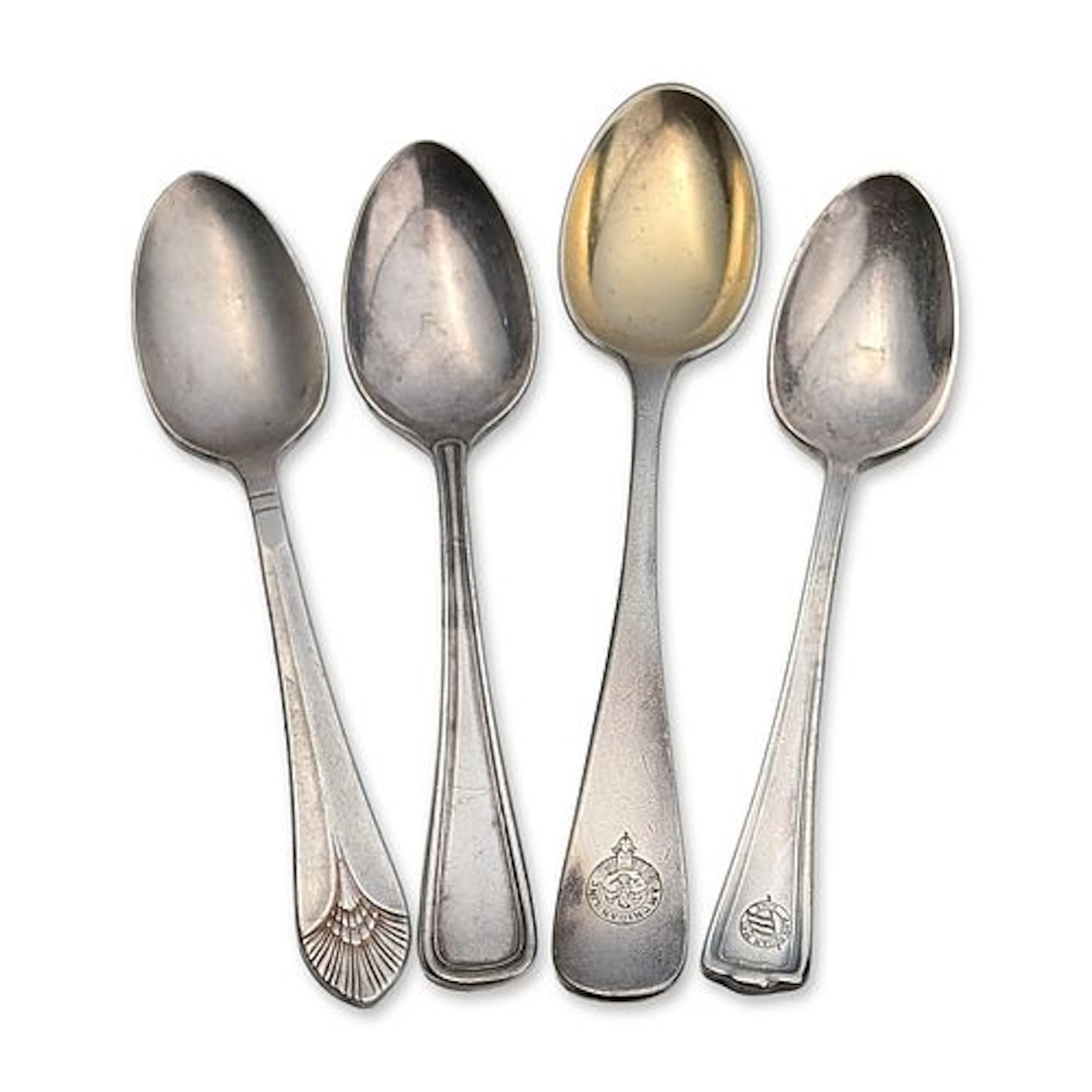 4pc American Maritime Silver-Plated Spoons