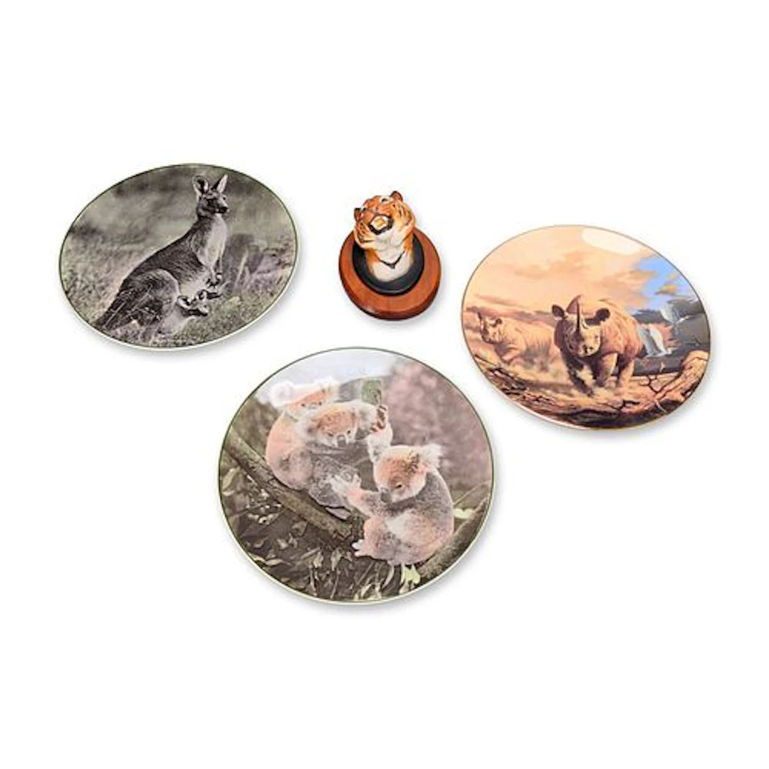 4pc Royal Doulton and Beswick Wildlife Themed Ceramic Collection