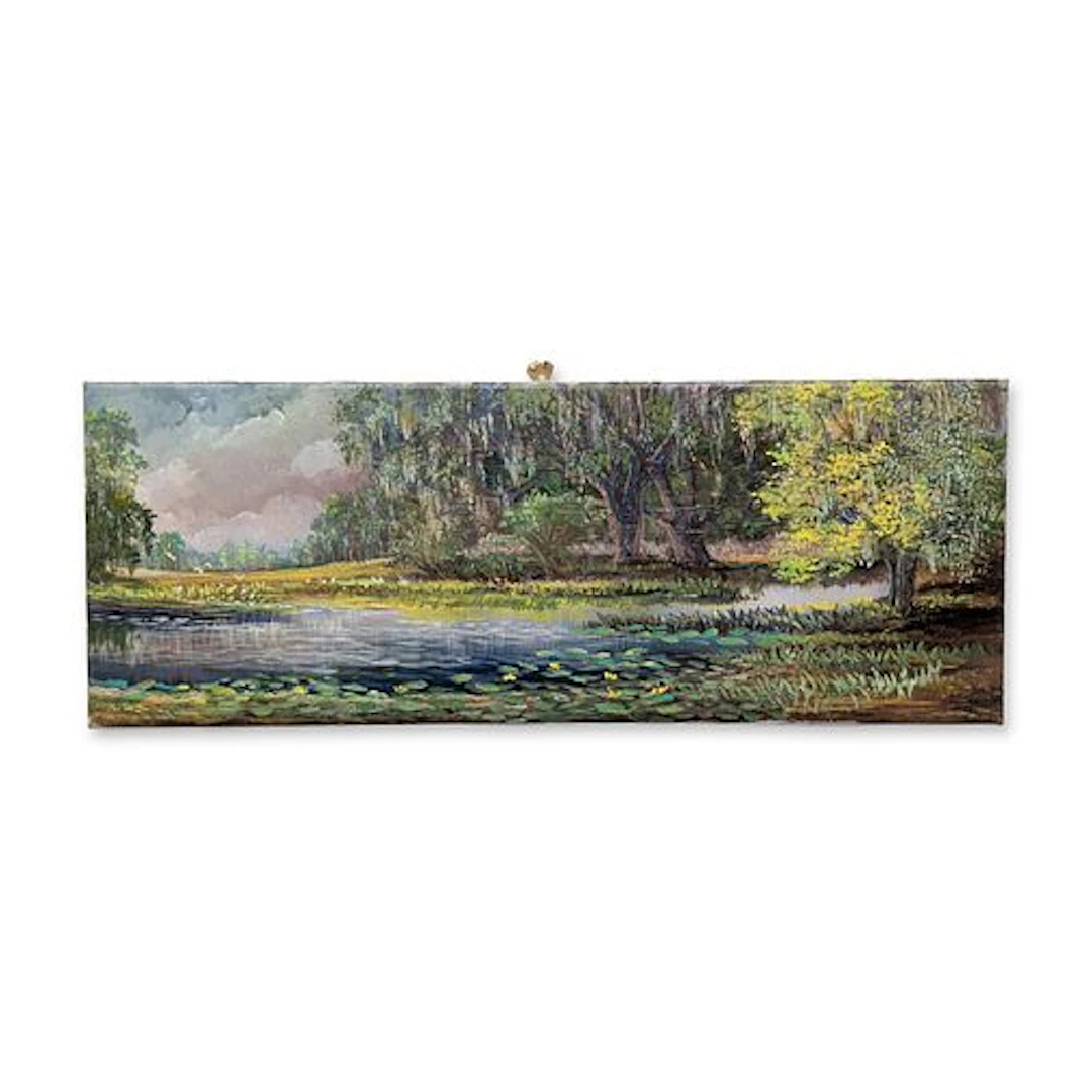 Robert Butler (American, 1943-2014) Florida Highwaymen Panoramic Oil