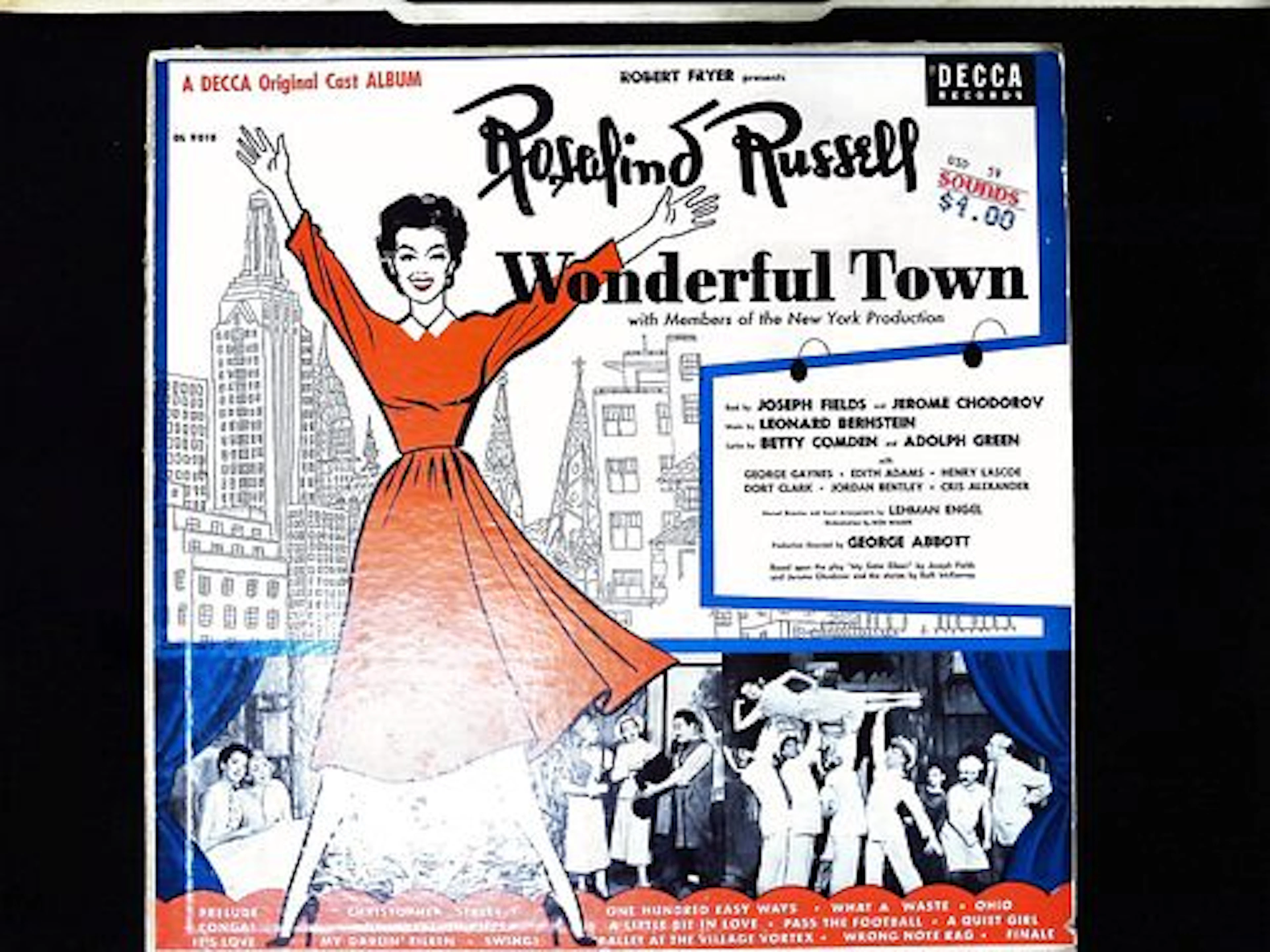 Rosalind Russell in Wonderful Town Original Broadway Cast Album Decca
