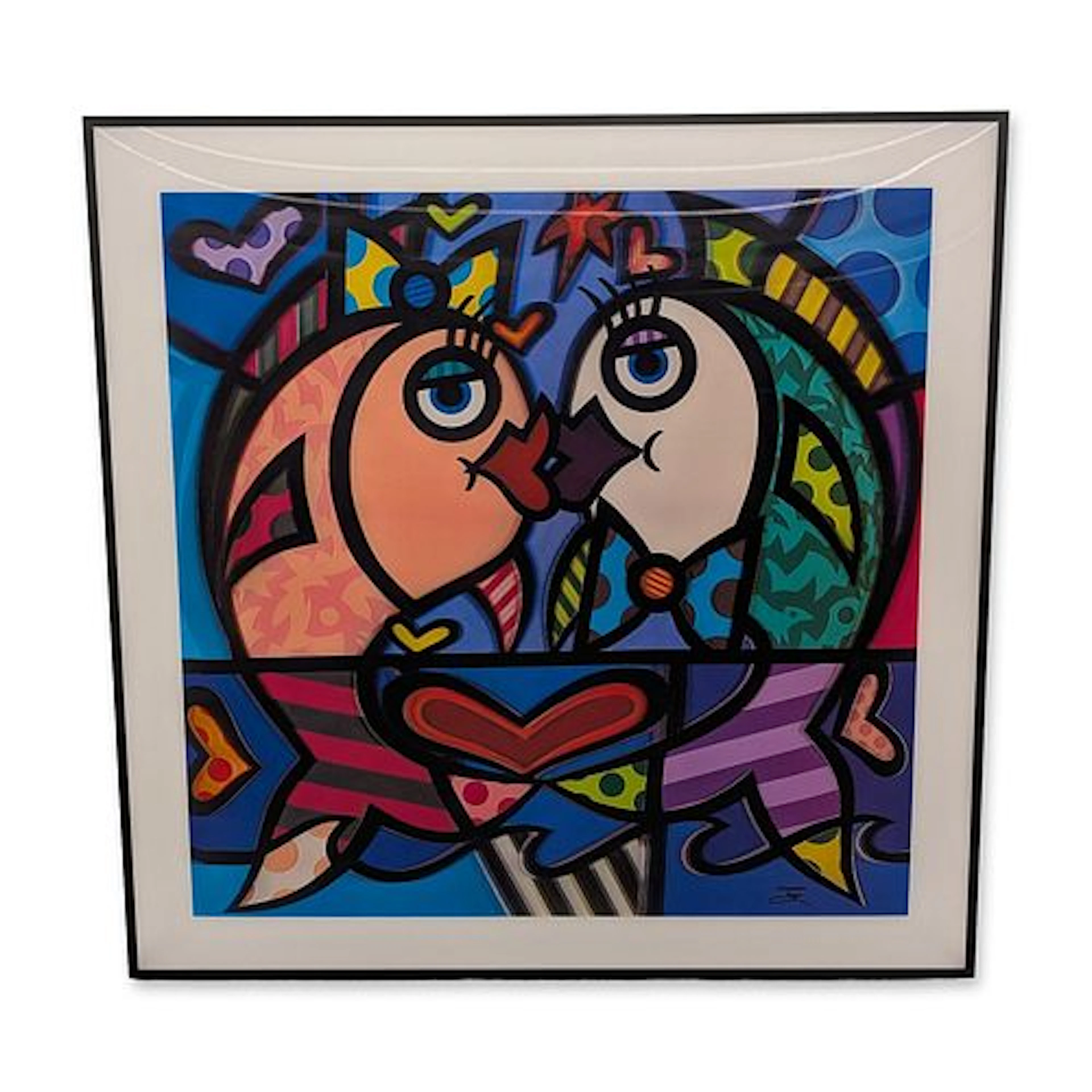 Jozza (Brazilian, b. 1958) Love Is Everywhere 3D Lenticular Print
